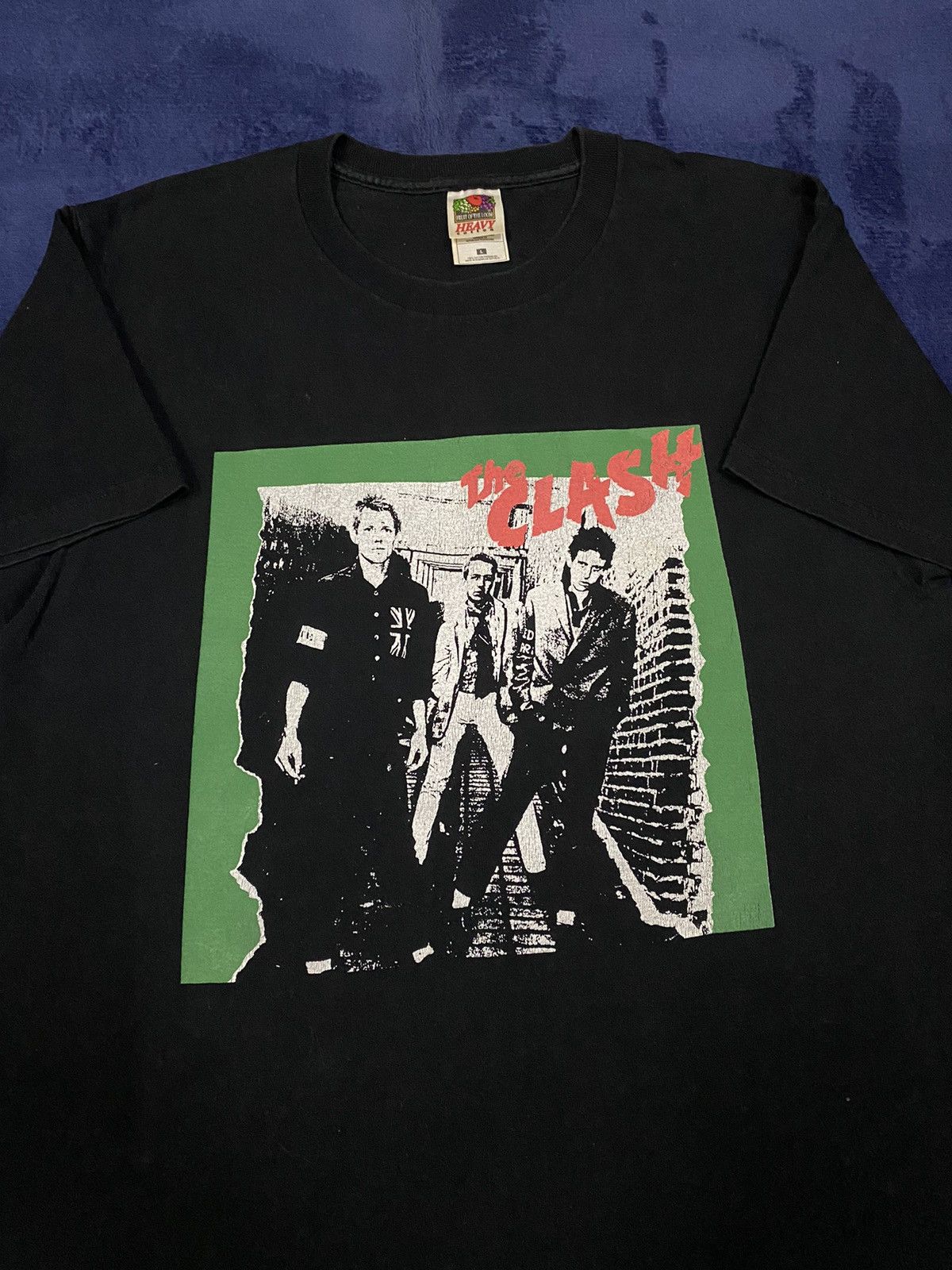 Band Tees Vintage 90s Punk Rock Band The Clash Tee Size US L / EU 52-54 / 3 - 1 Thumbnail