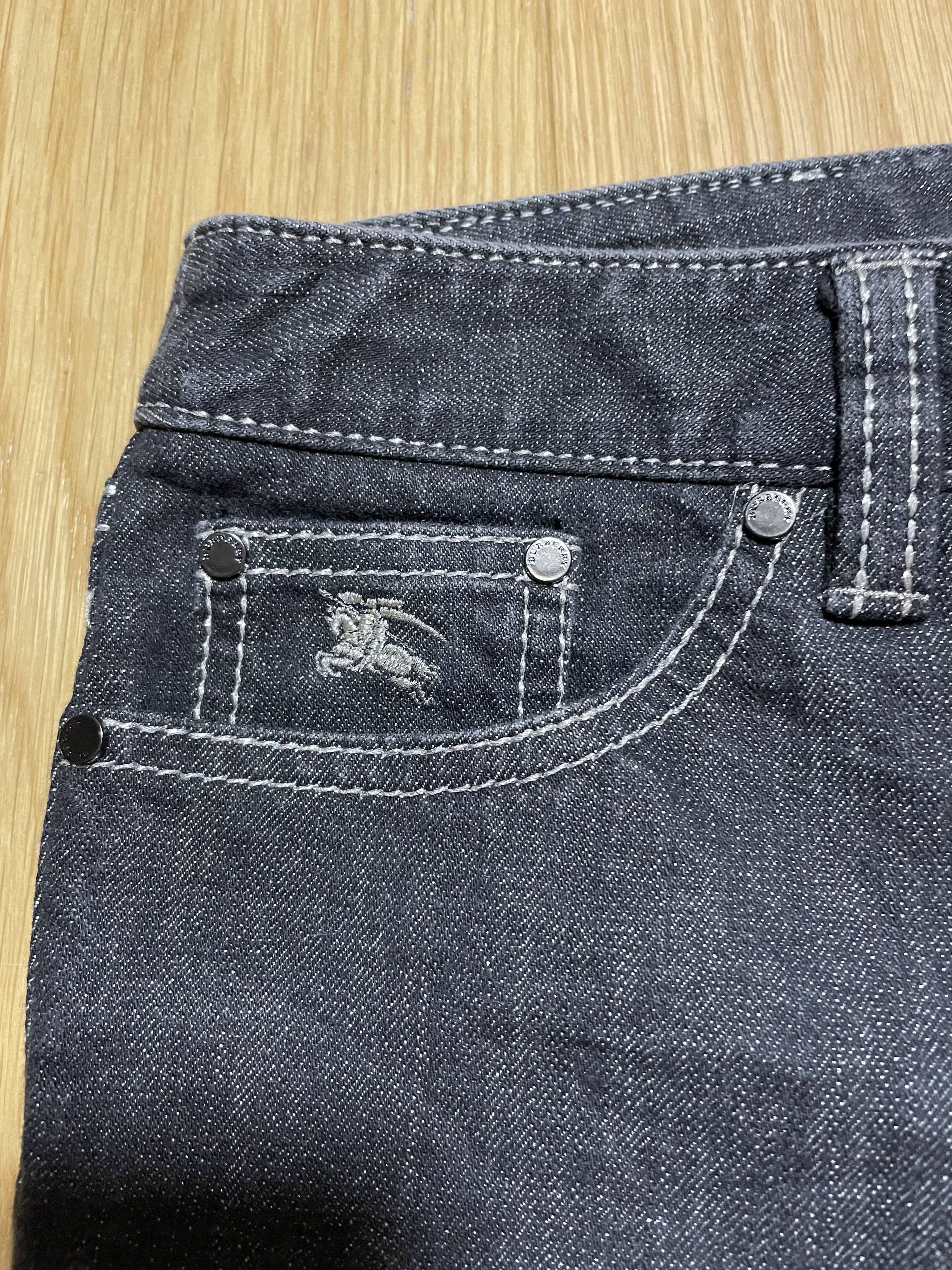 Burberry Burberry Dark Wash Straight Leg Jeans Size 40" / US 18 - 3 Thumbnail