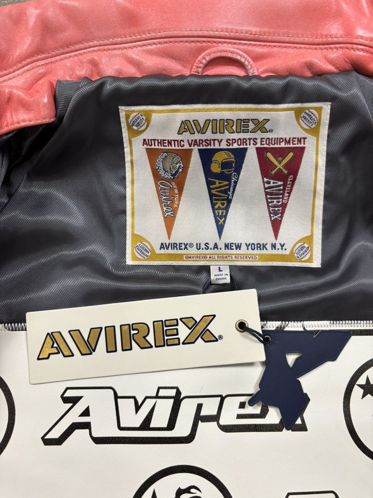 Avirex × HELLSTAR Hellstar x Avirex Jacket, Salvage Red Size US L / EU 52-54 / 3 - 9 Thumbnail