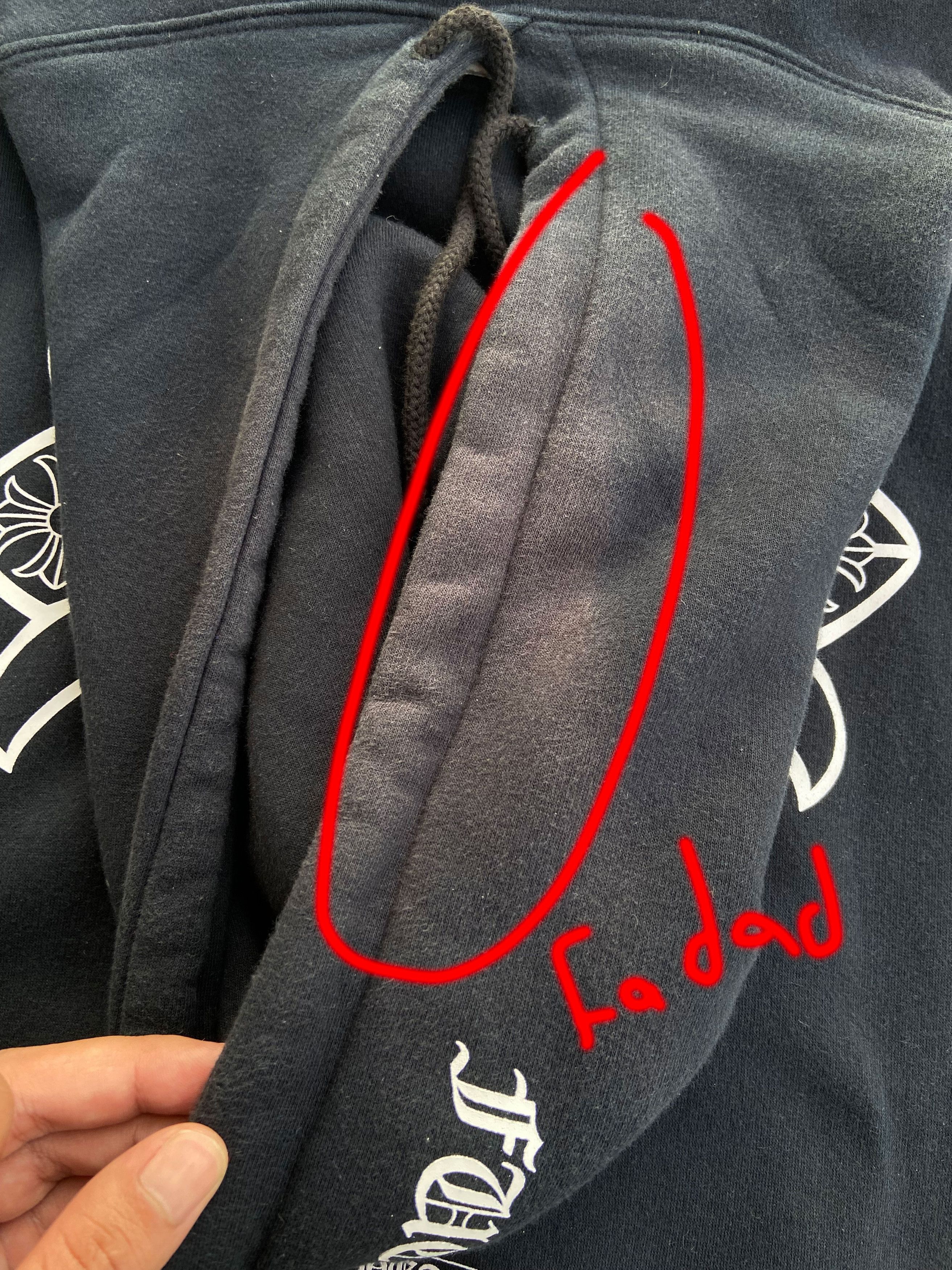 Chrome Hearts FADED Chrome Hearts Thermal Plus Cross Logo Hoodie Size US M / EU 48-50 / 2 - 5 Thumbnail