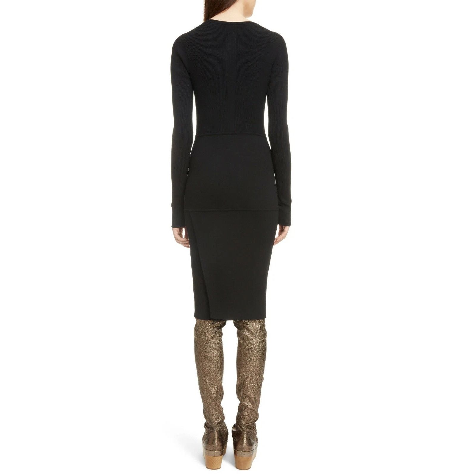 Rick Owens RICK OWENS Black Scarpa Pocket Dress Size M / US 6-8 / IT 42-44 - 4 Thumbnail
