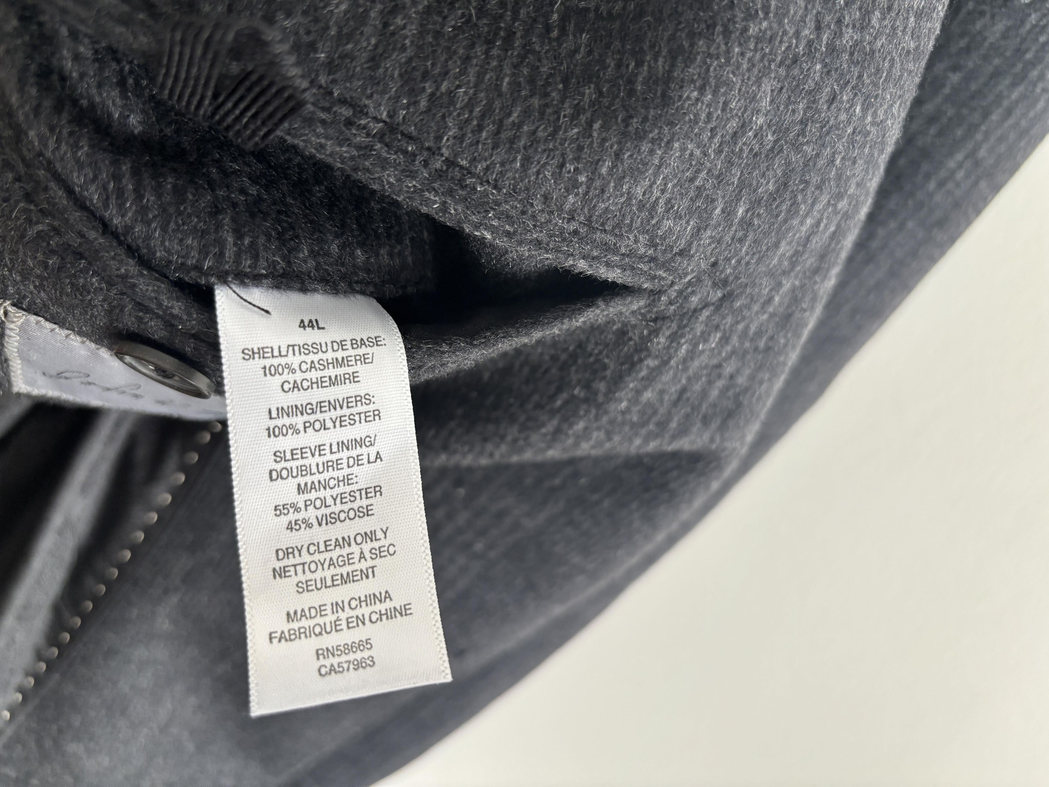 Colombo John W. Nordstrom Grey Check Colombo Cashmere Overcoat - 44 Size US L / EU 52-54 / 3 - 9 Thumbnail