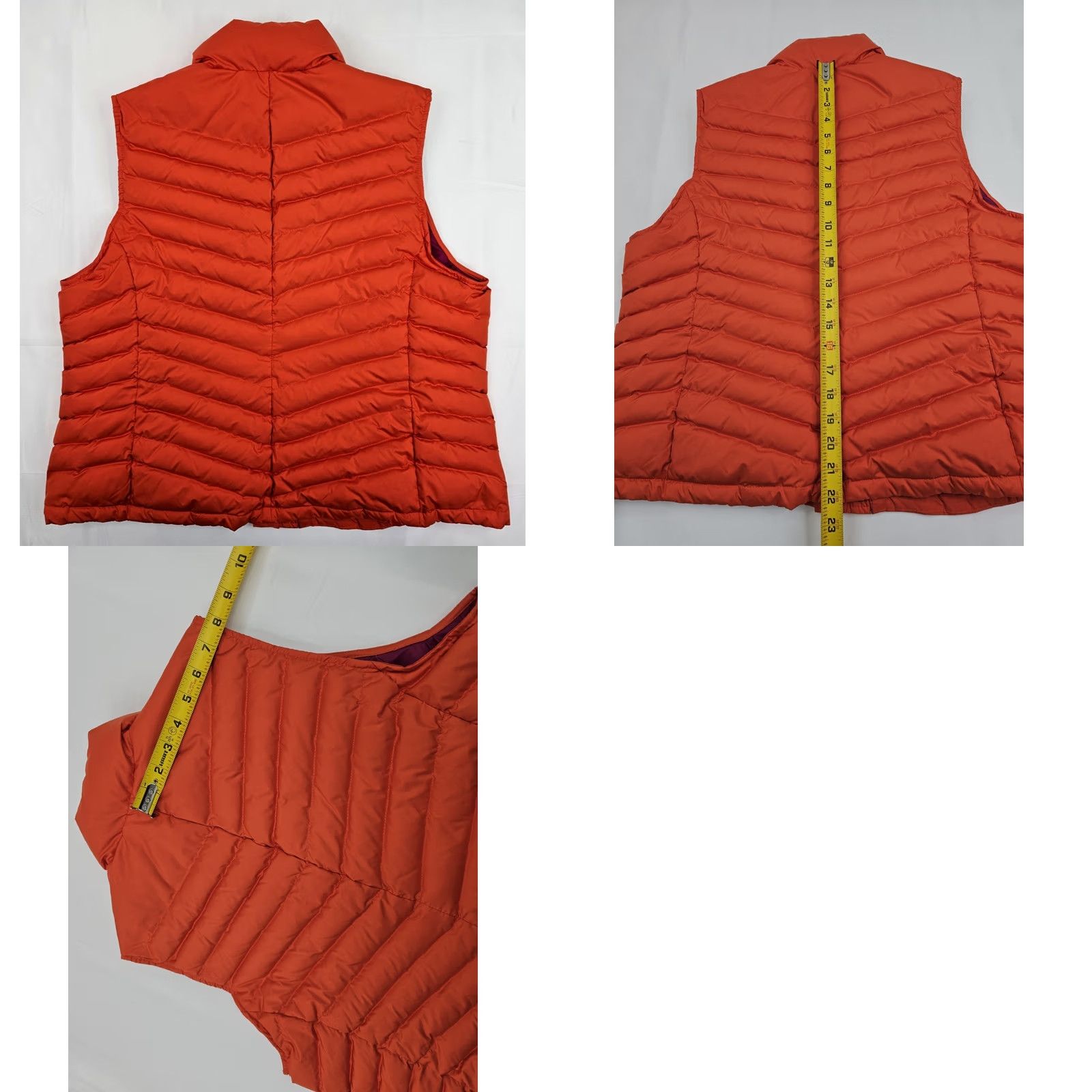 Talbots Talbots Down Insulated Puffer Quilted Vest Women XL Petite, Orange Full Zip — Excellent Condition Size XL / US 12-14 / IT 48-50 - 8 Thumbnail
