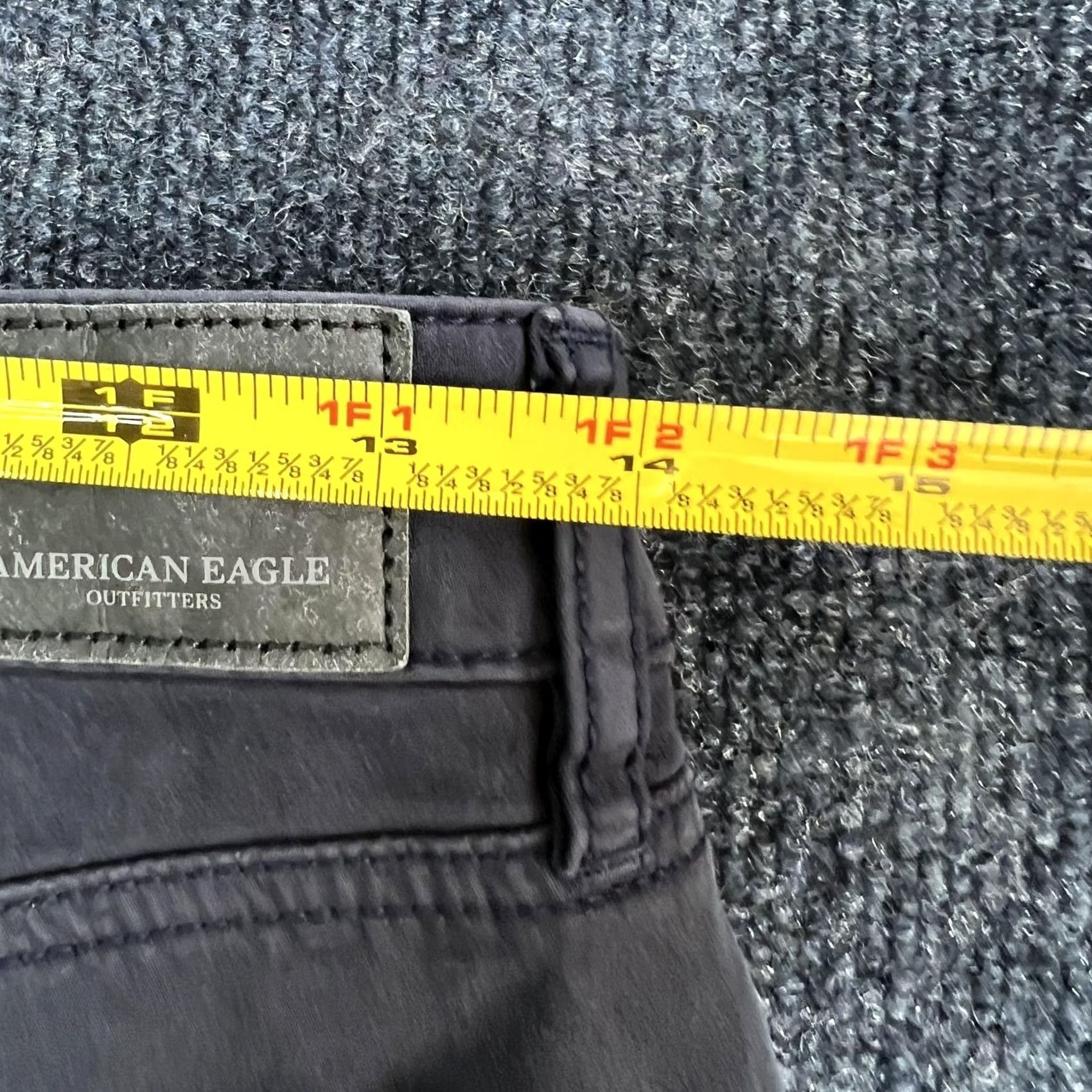 American Eagle Outfitters American Eagle Outfitters Jegging Jeans Womens 8 Short Charcoal Stretch Denim Slim 5-Pocket Mens? Size 30" / US 8 / IT 44 - 6 Thumbnail