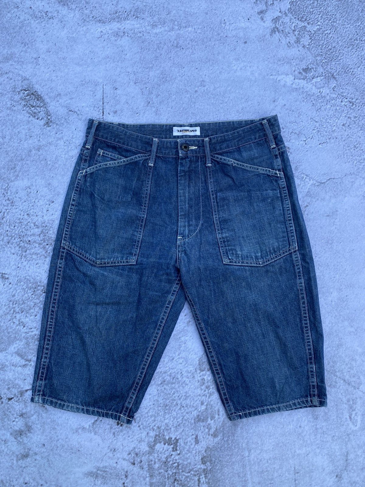 Bape Shortpants a bathing ape denim bape classic Size US 32 / EU 48 - 2 Thumbnail