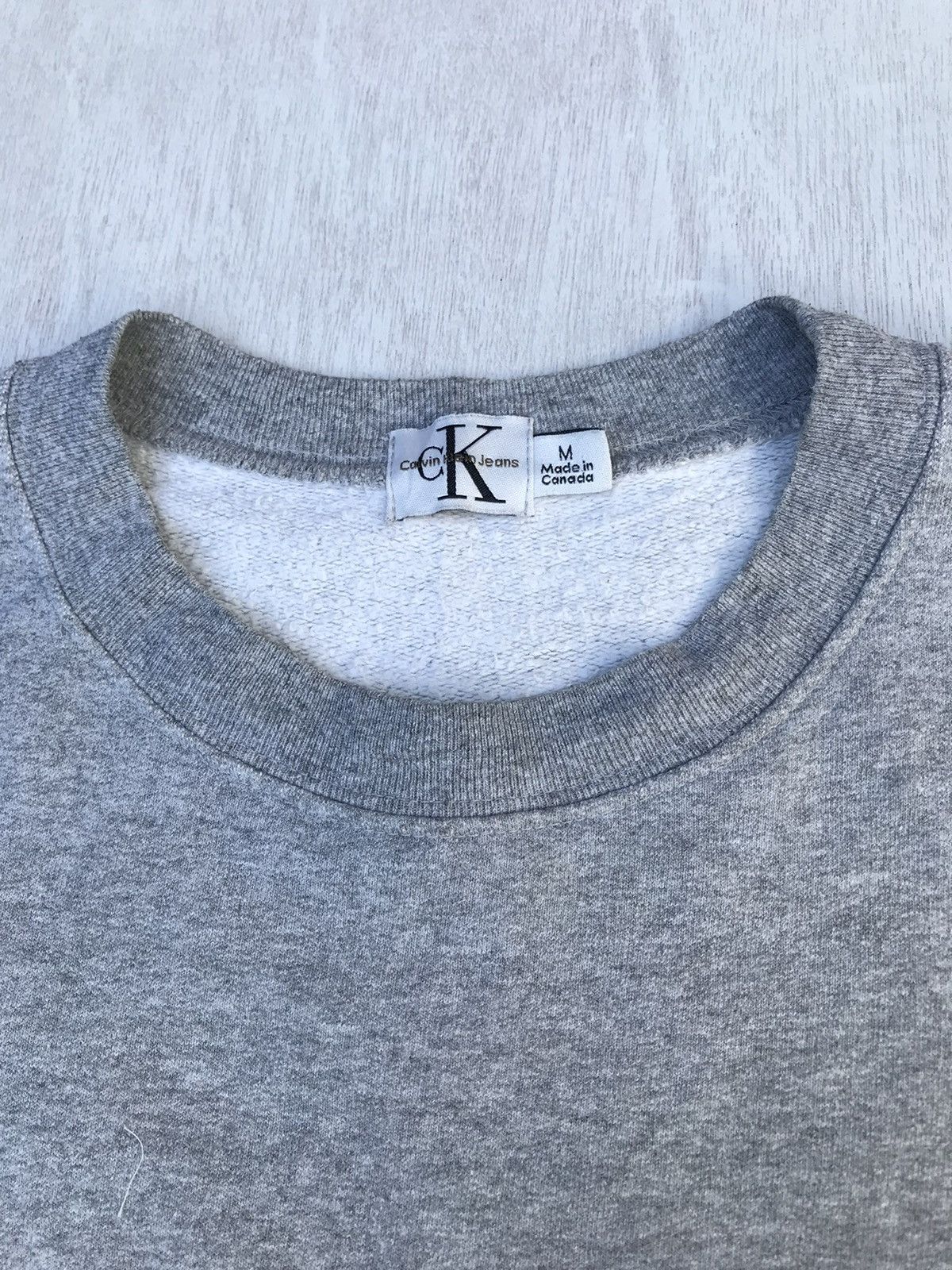 Calvin Klein × Designer × Vintage Vintage Calvin Klein Big Logo Sweatshirt Size US M / EU 48-50 / 2 - 4 Thumbnail