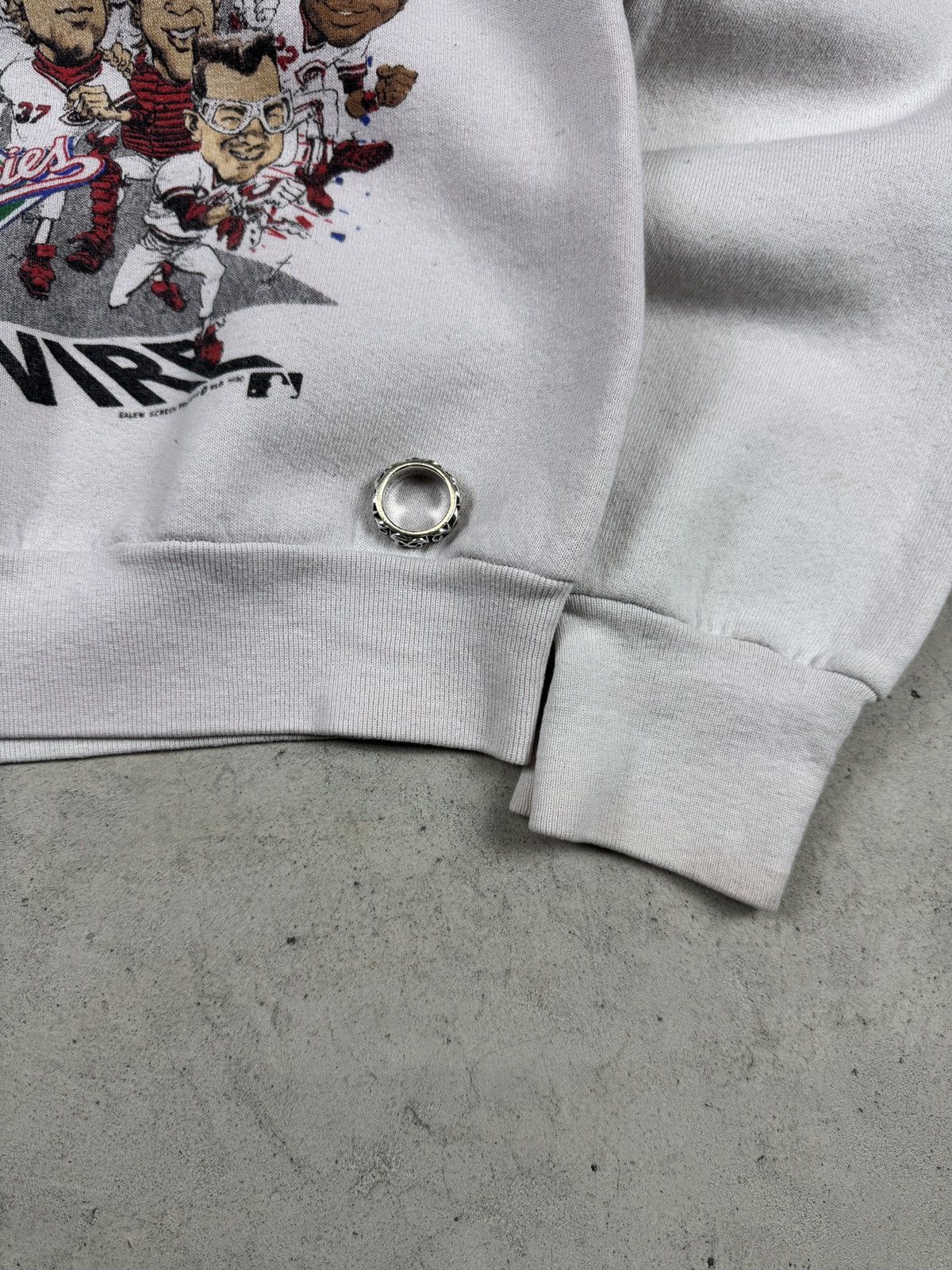 Salem Sportswear × Vintage 1990s Cincinnati Reds Salem Crewneck Size US S / EU 44-46 / 1 - 3 Thumbnail