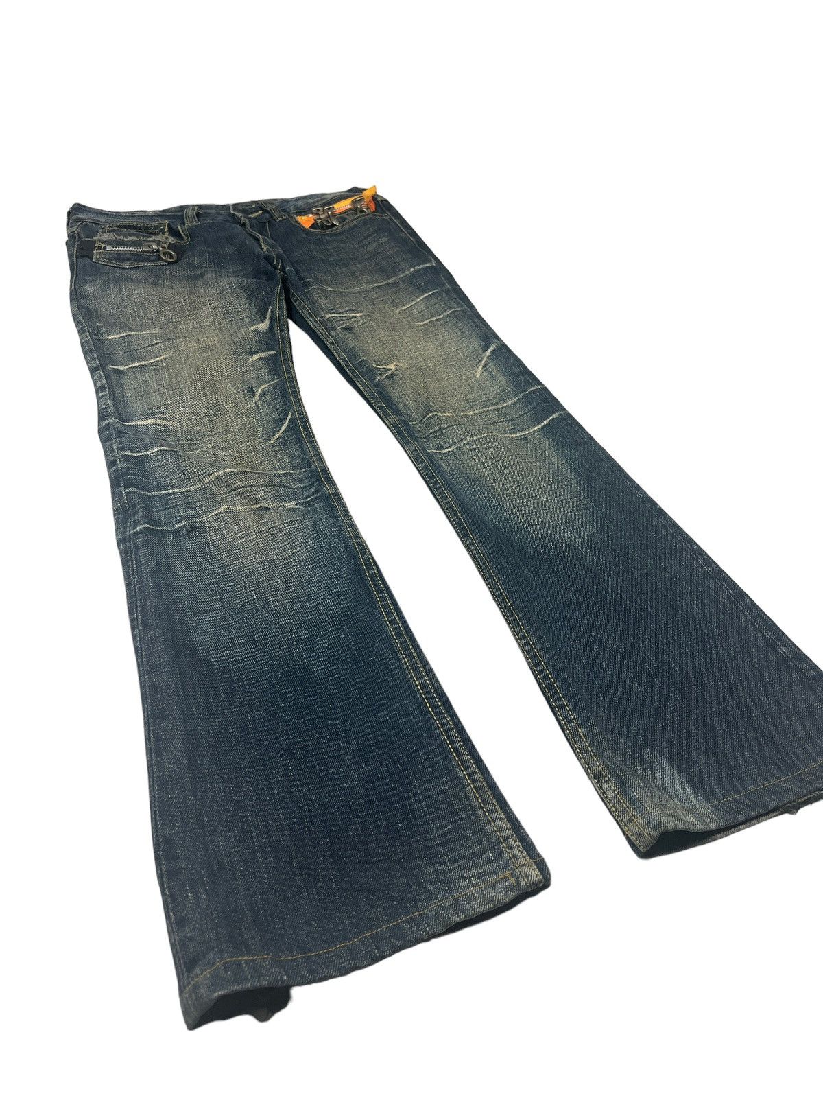 semanticdesign Semantic Design 🇯🇵 Multi Zipper Flare Denim Size US 30 / EU 46 - 6 Thumbnail