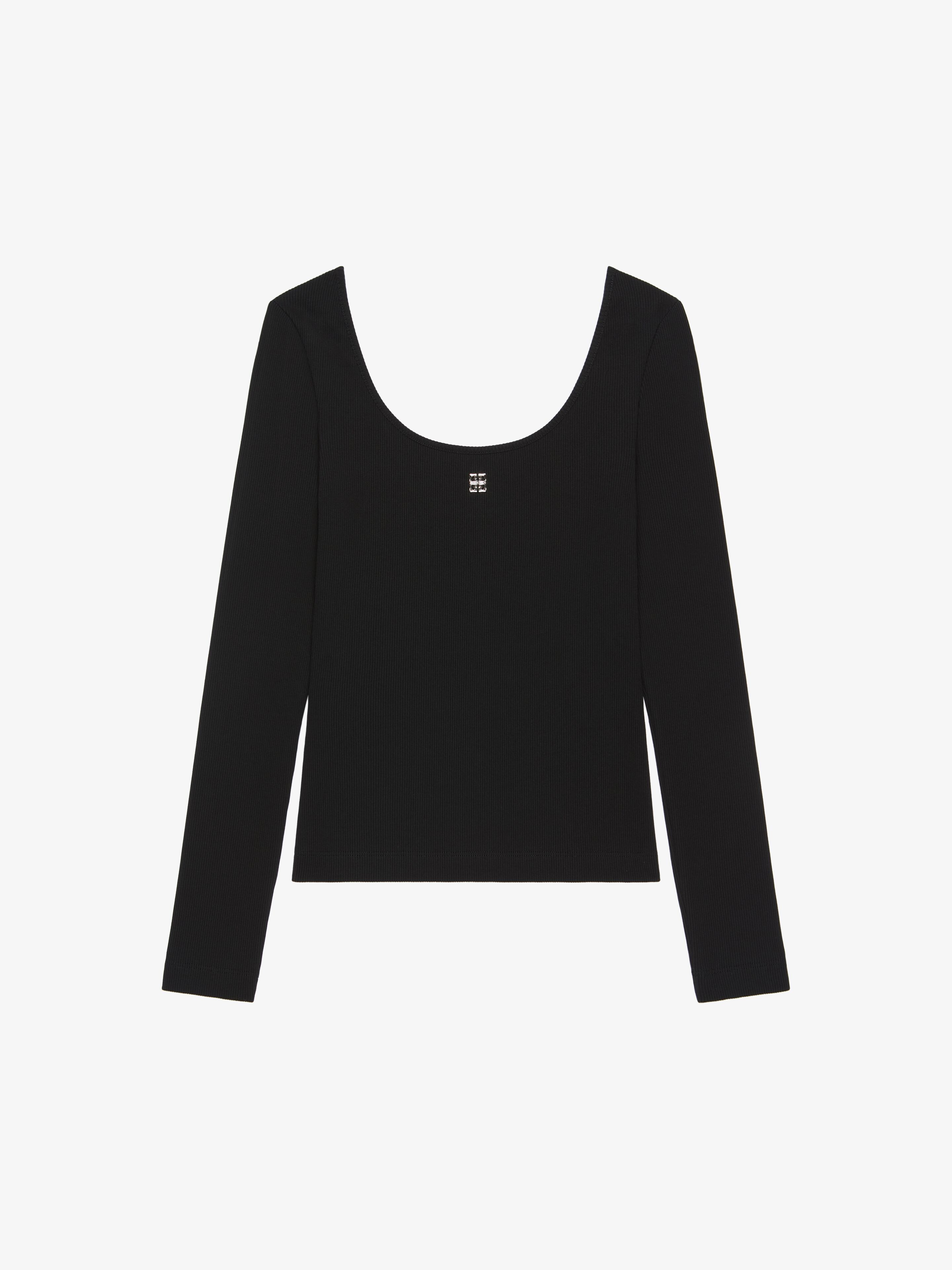 oc11z0725 Slim Fit Top in Black