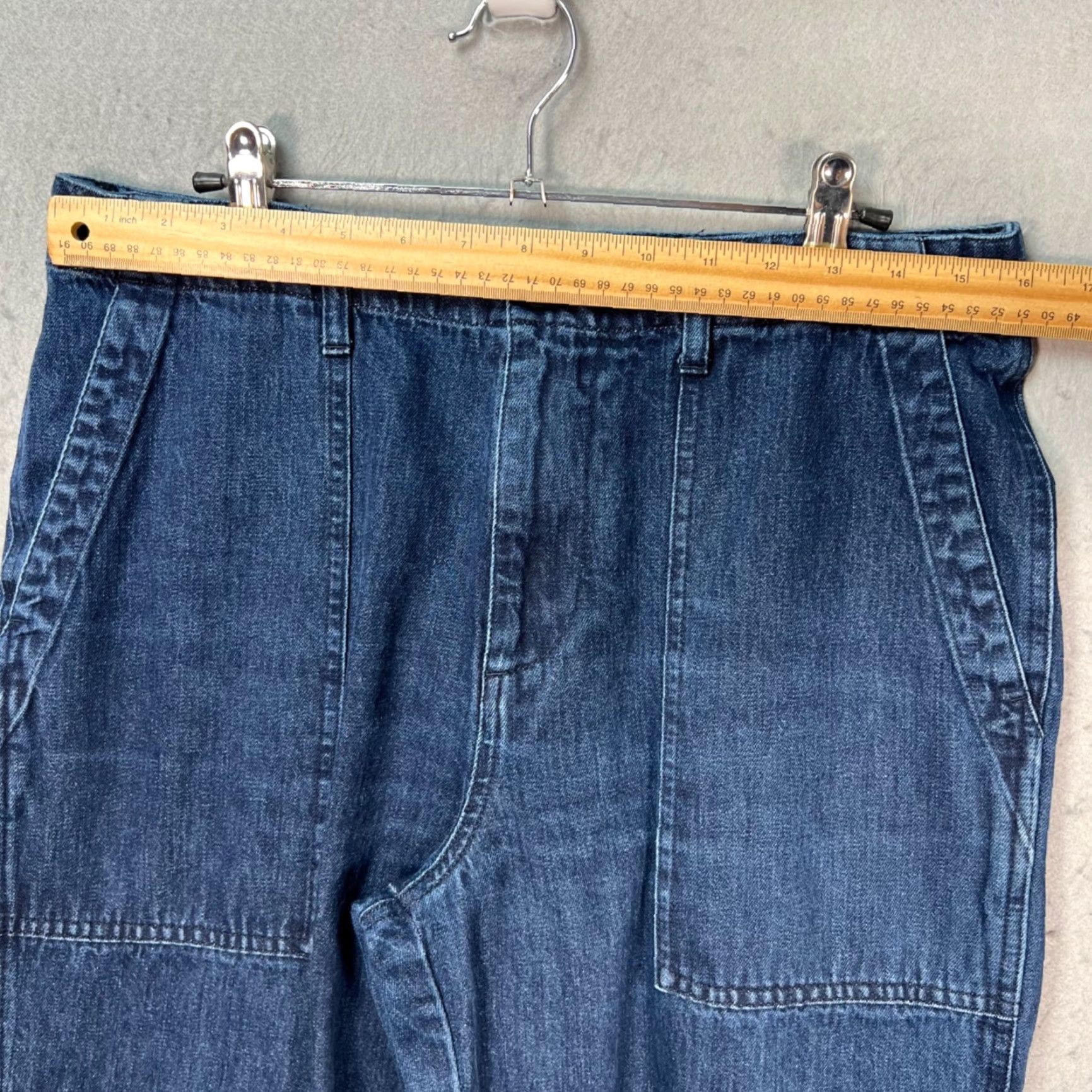Barena VINTAGE Barena Jeans Mens Size 44 Blue Denim Cotton Tapered Leg Pants Size US 44 / EU 60 - 6 Thumbnail