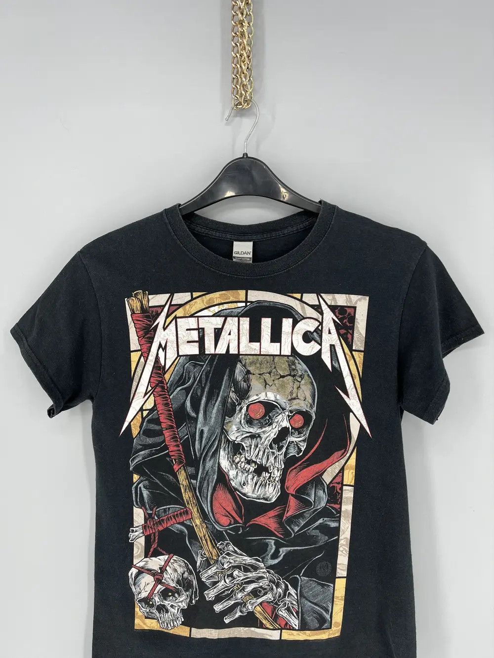 Band Tees Vintage Y2K Metallica Skulls Dead Face Band Rock Streetwear Size US L / EU 52-54 / 3 - 6 Thumbnail