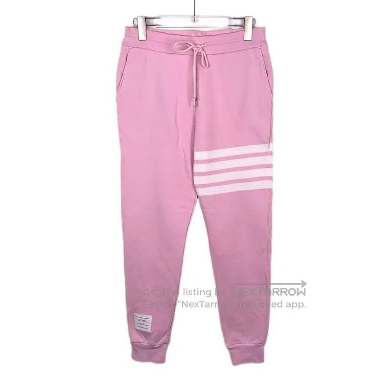 Thom Browne Thom Browne Pink Cotton Casual Pants . Size 23" - 1 Thumbnail