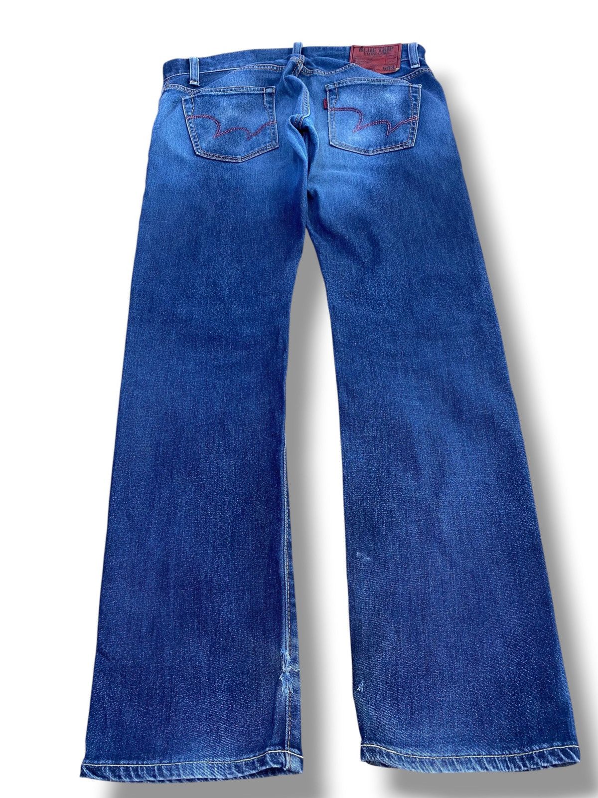 Edwin Edwin Blue Trip Whiskers Faded Wash Style Soft Jeans Size US 34 / EU 50 - 3 Thumbnail