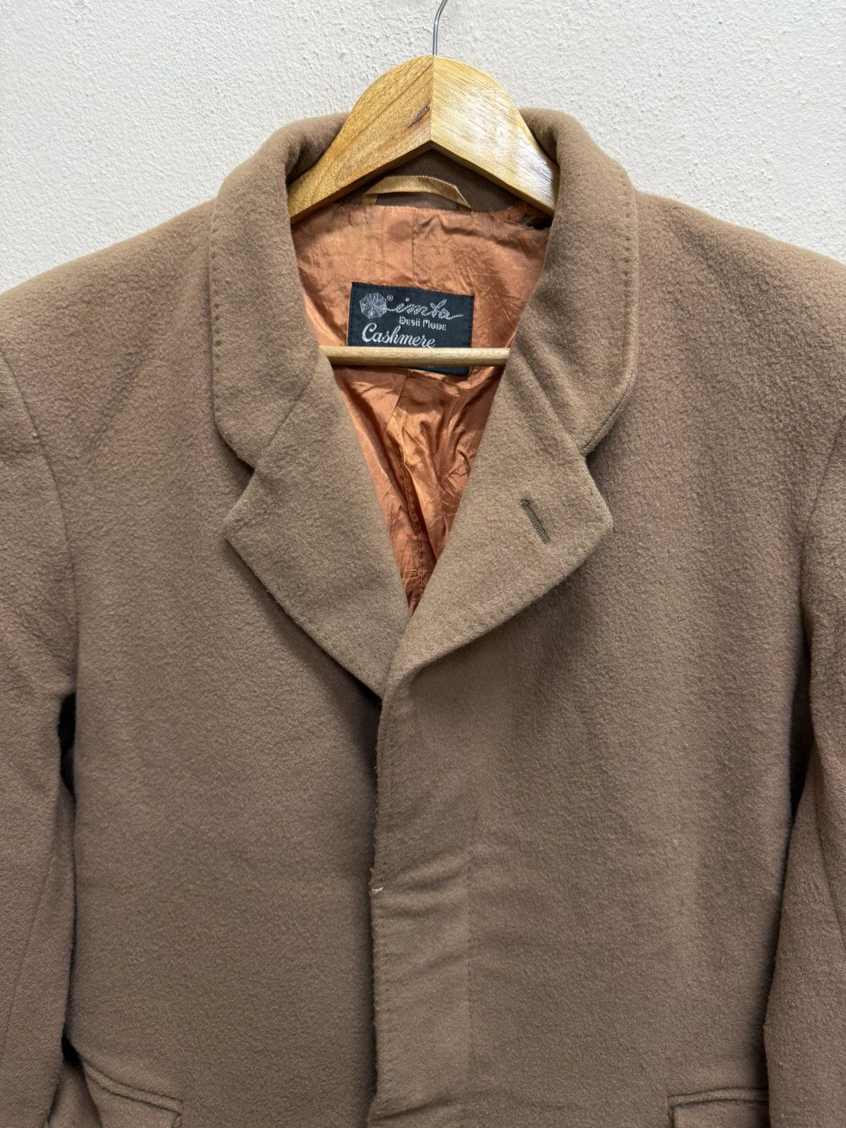 Vintage Cashmere & Wool Long Coat Jacket Size US M / EU 48-50 / 2 - 16 Thumbnail