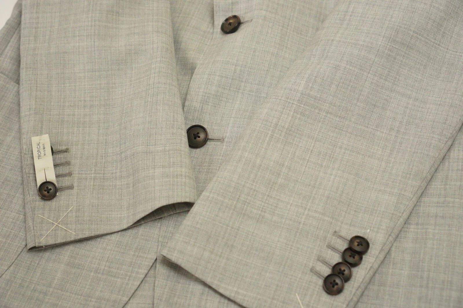 Suitsupply Men Suitsupply Suit Havana Half Lined Vitale Barberis US38 Size 38R - 4 Thumbnail