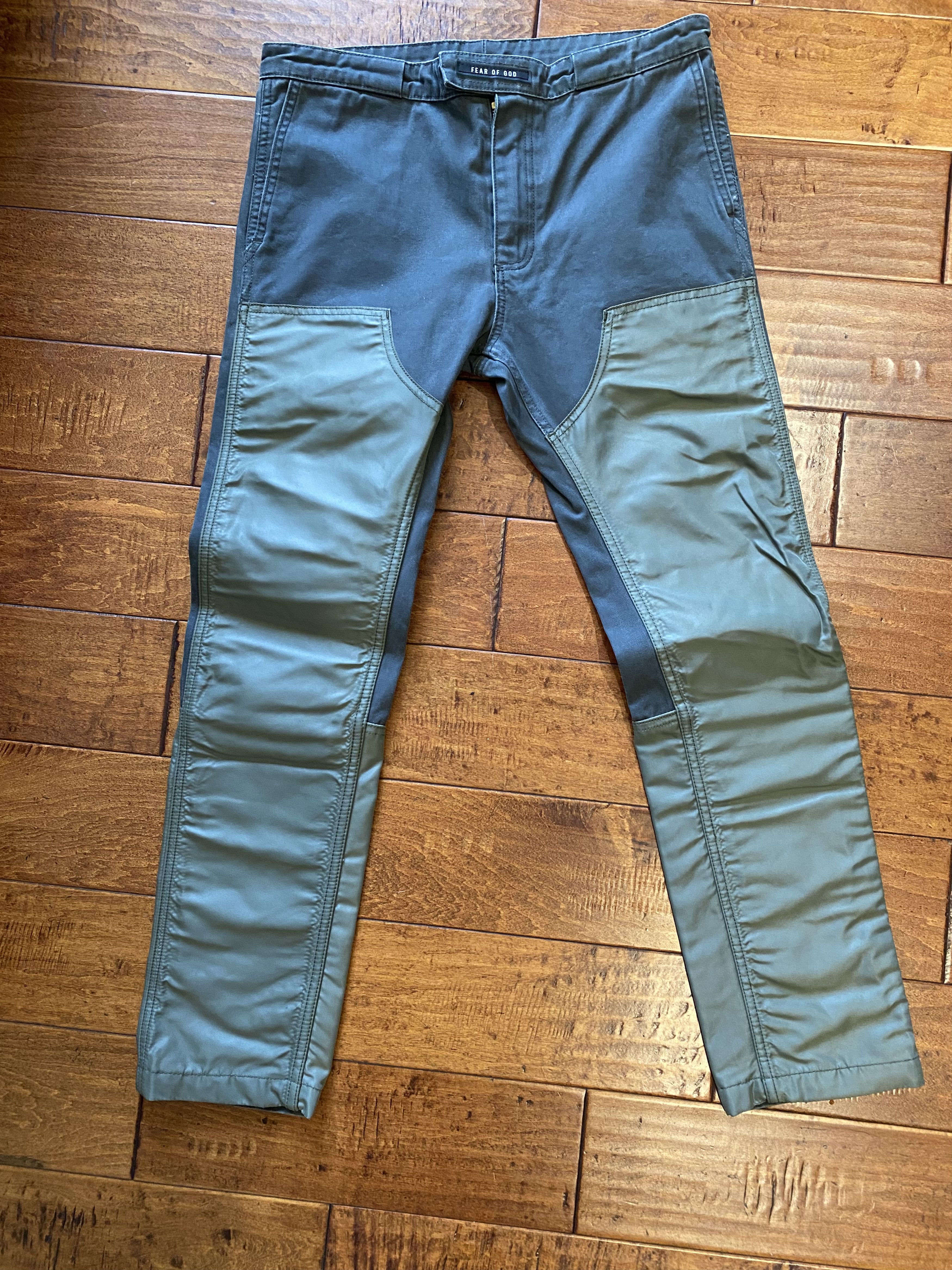 Fear of God Sixth Collection Nylon Double Front Canvas Work Pants Size US 30 / EU 46 - 1 Thumbnail