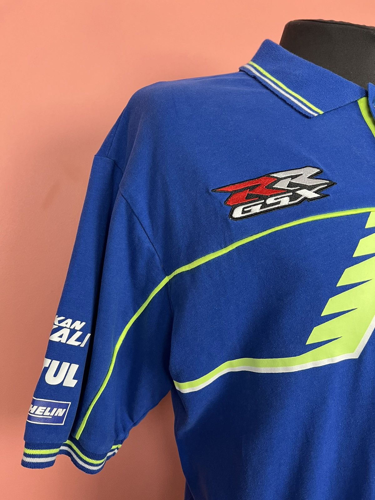Vintage Suzuki vintage rare polo racing streetwear shirt Size US XL / EU 56 / 4 - 3 Thumbnail