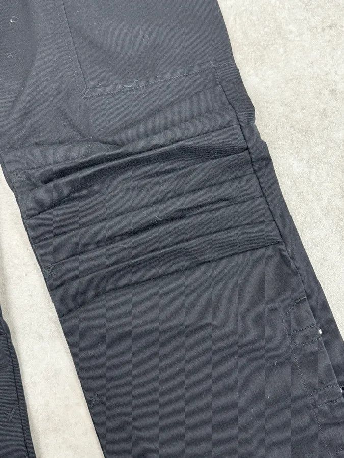 Marithe + Francois Girbaud 2000s Marithé + François Girbaud Black Pleats Technical Pants Size US 32 / EU 48 - 9 Thumbnail