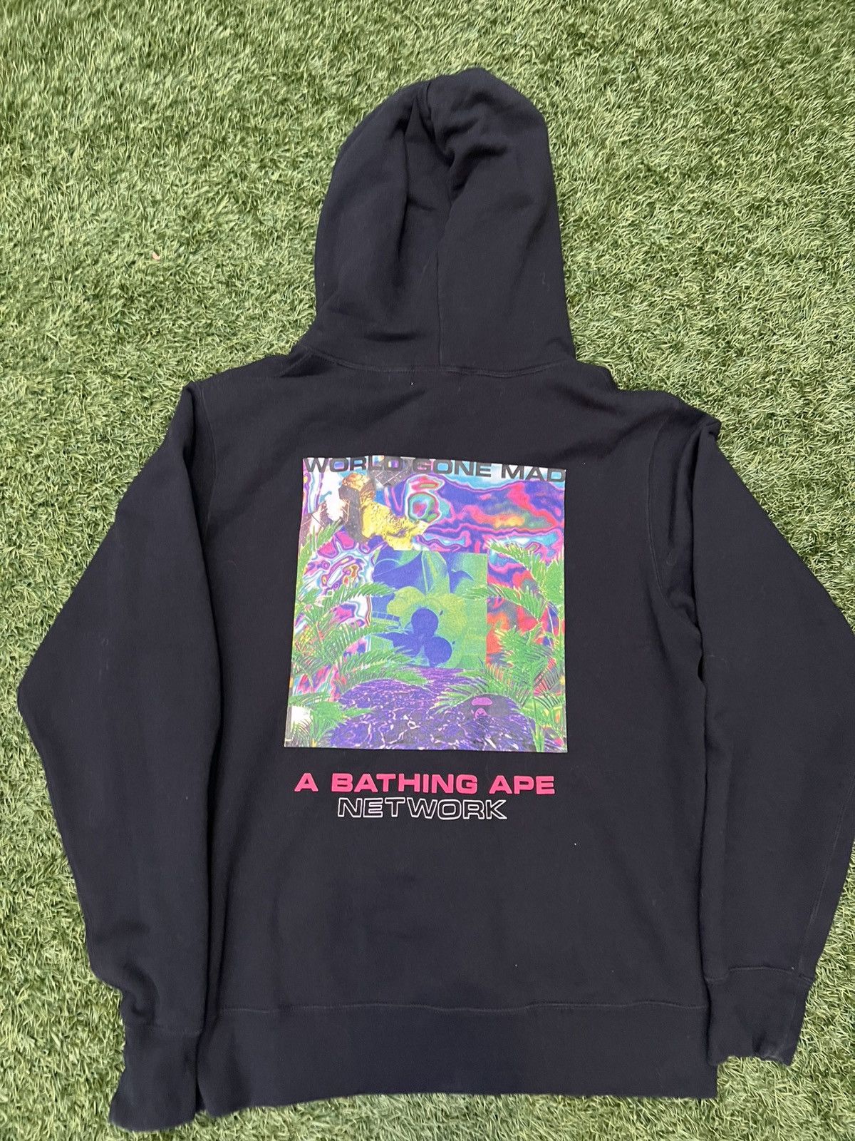 Bape Bape Network Wide Pullover Hoodie size L Size US L / EU 52-54 / 3 - 8 Thumbnail