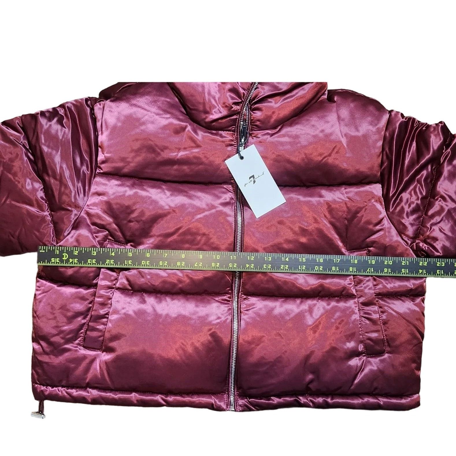 7 For All Mankind 7 FOR ALL MANKIND | US L (12-14) | Cropped Puffer Jacket NEW Size L / US 10 / IT 46 - 5 Thumbnail
