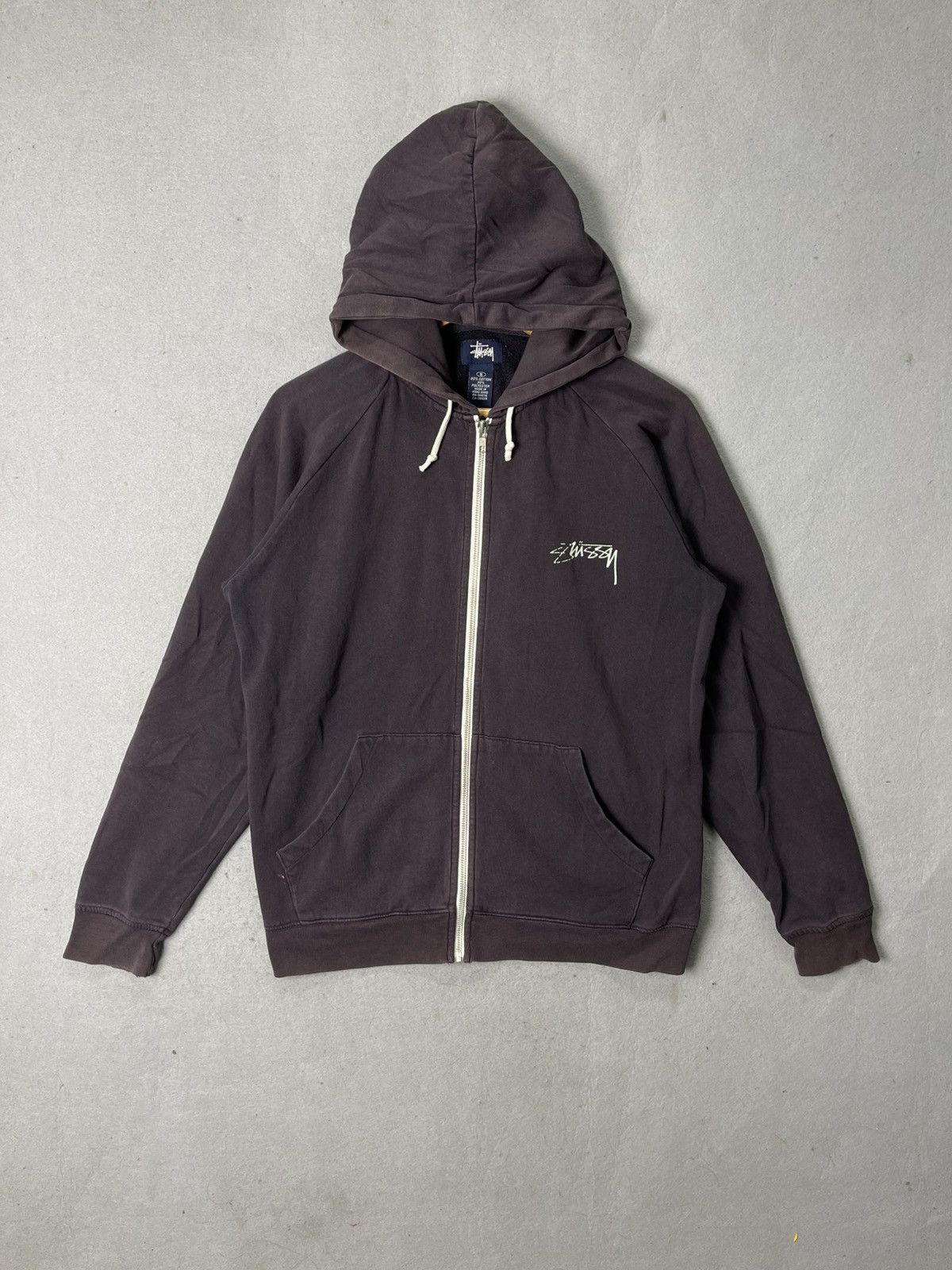 Stussy Stussy Outline Zip Hoodie | Grailed