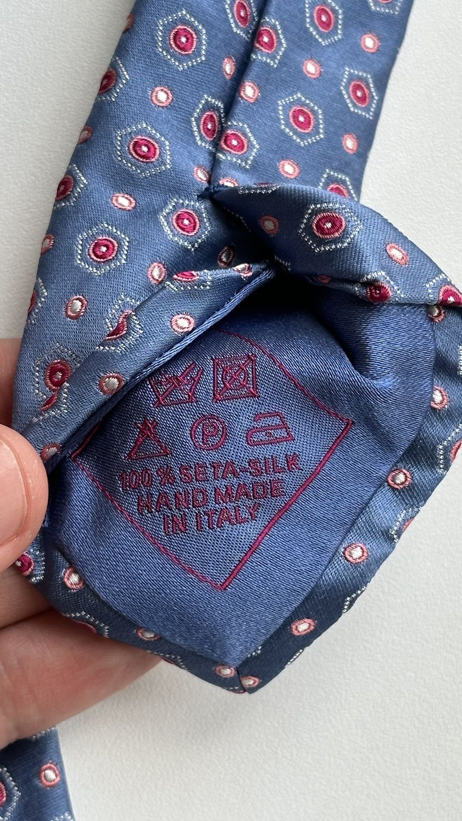 Brioni Brioni Men Blue Classic Tie HandMade In Italy 100% Silk Size ONE SIZE - 6 Thumbnail