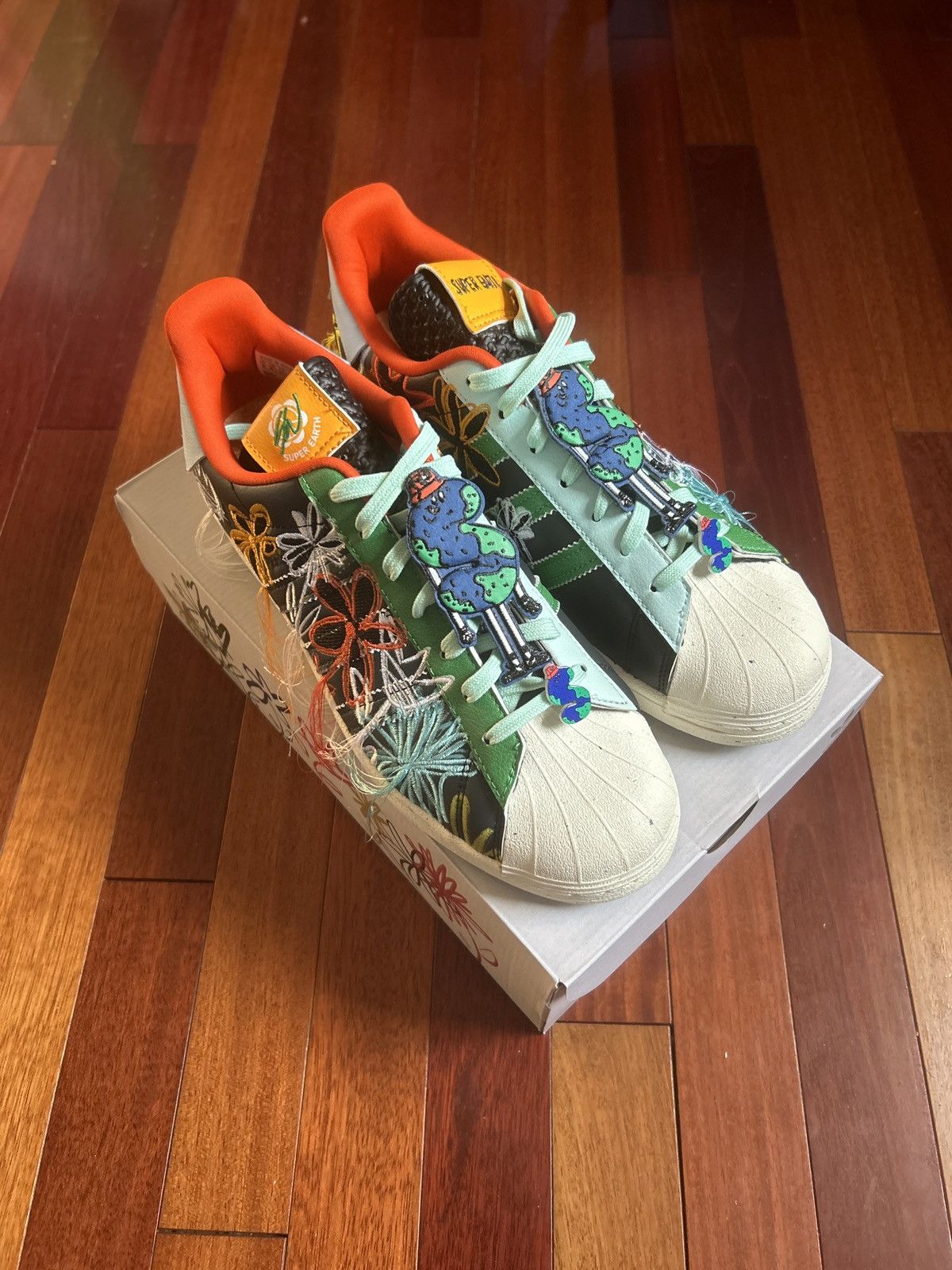 Adidas Sean Wotherspoon X Superstar Super Earth Black | Grailed