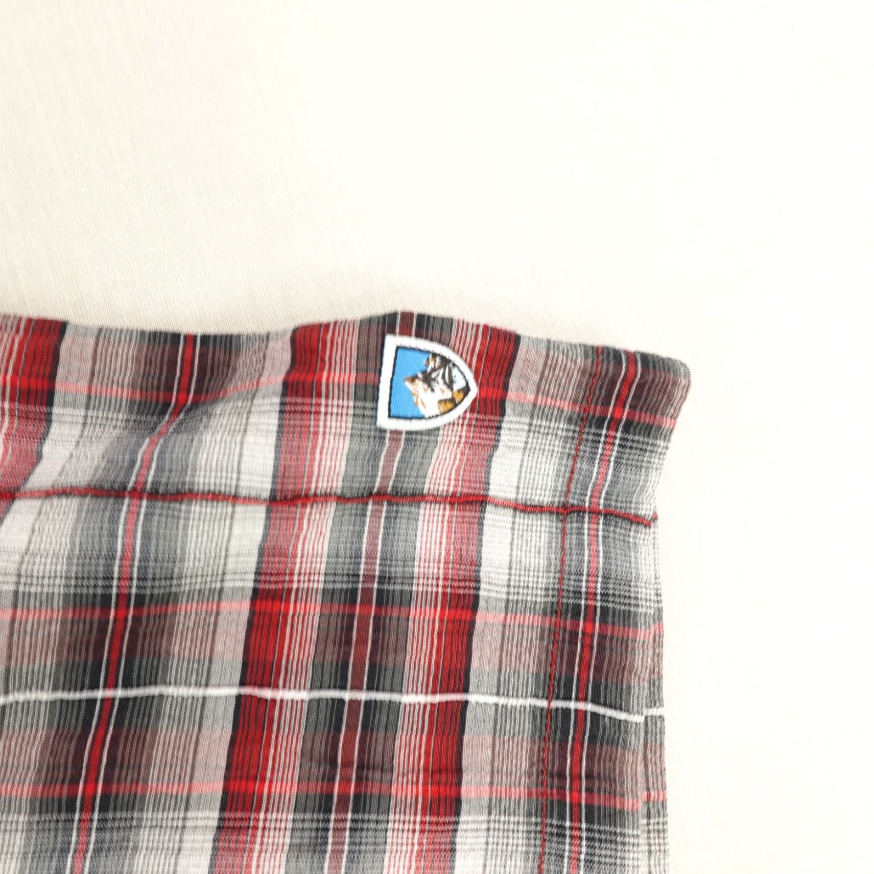 Vintage Kuhl Shirt Mens M Red Plaid Short Sleeve Button Up Outdoor Work Casual Travel Size US M / EU 48-50 / 2 - 5 Thumbnail