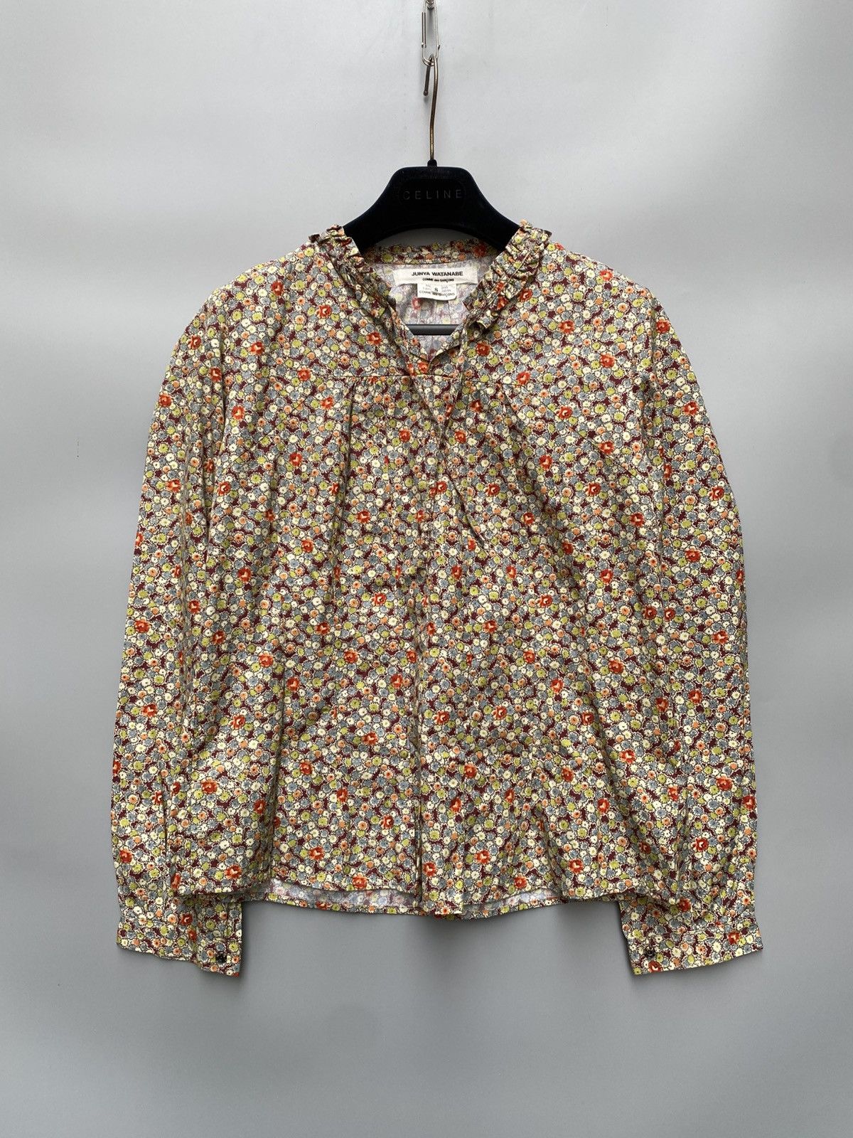 Junya Watanabe S/S 2001 -Junya Watanabe - CDG- AOP Floral Print Blouse Size S / US 4 / IT 40 - 1 Thumbnail