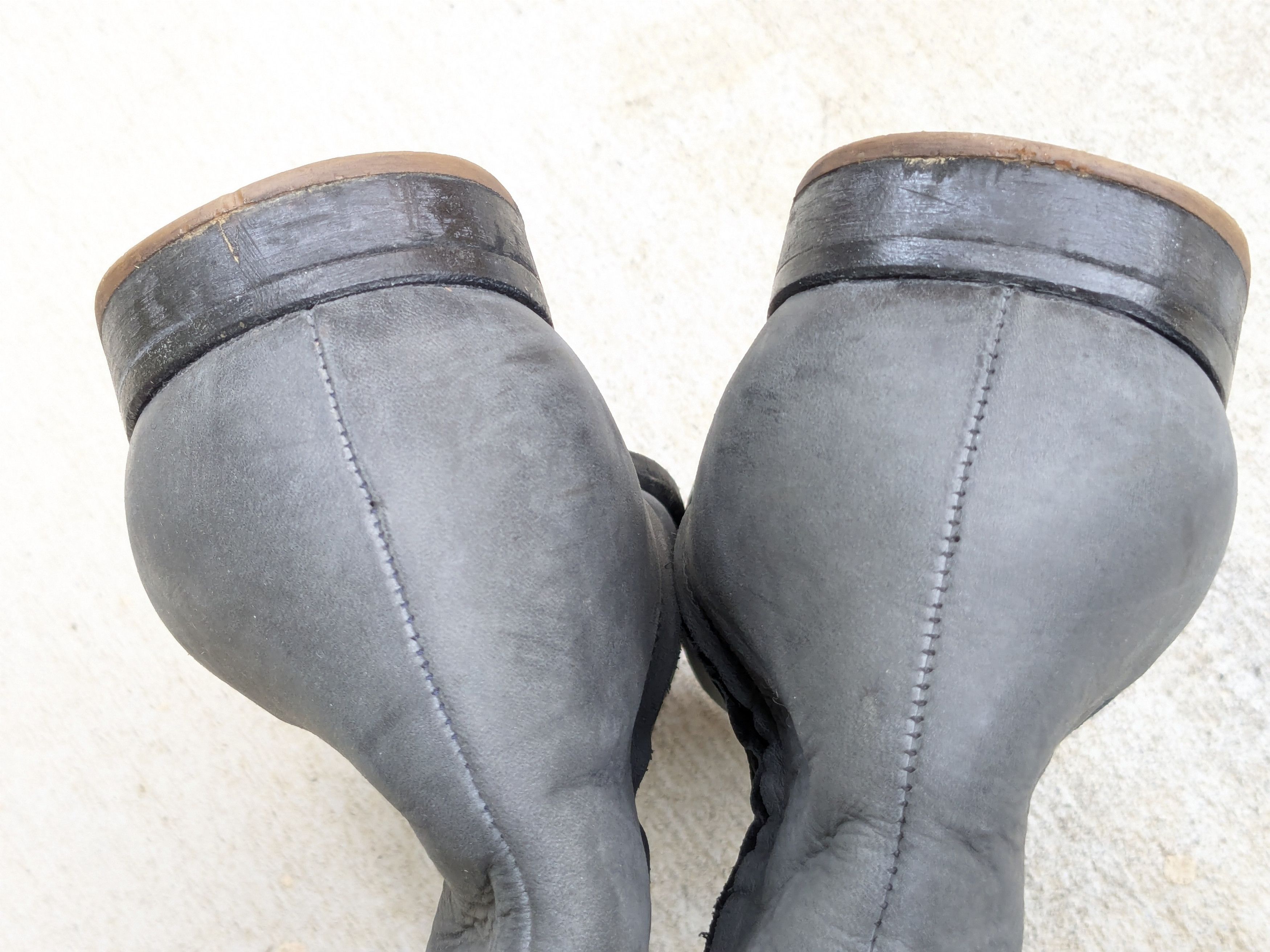 H&M × Maison Margiela Maison Margiela x H&M Boots Side Zip Black 10 43 Leather Size US 10 / EU 43 - 13 Thumbnail