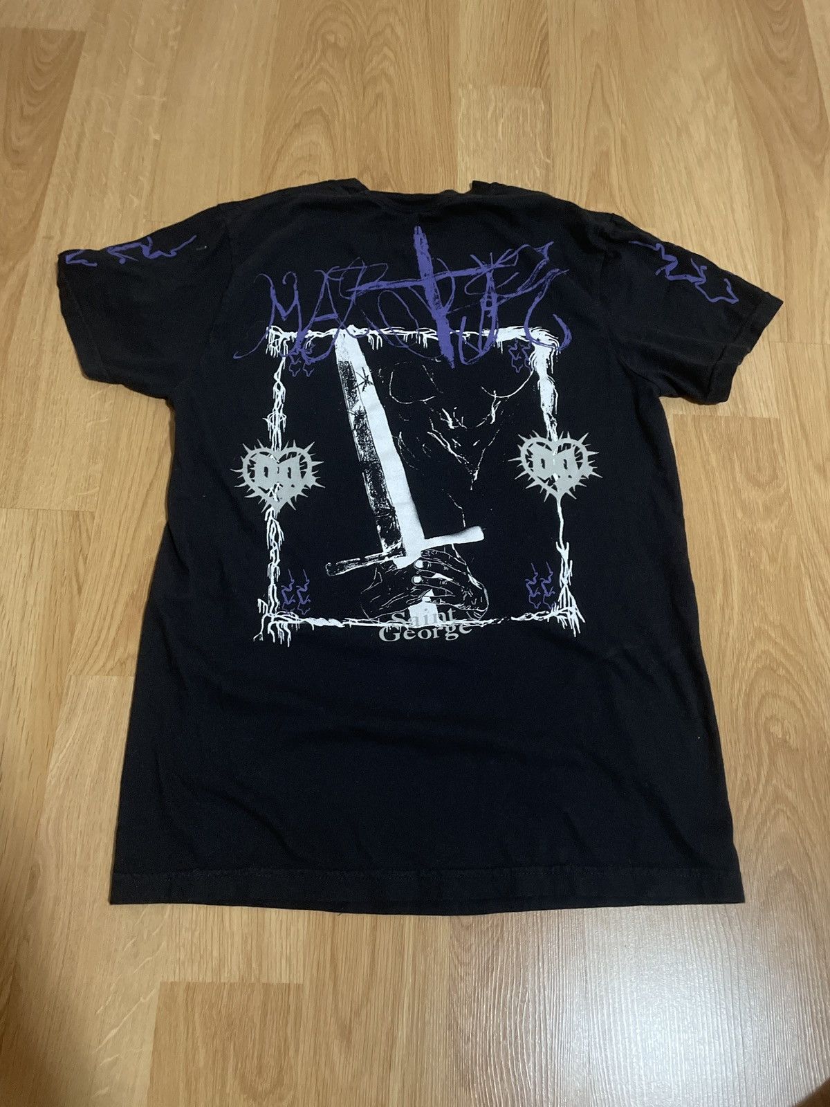Drain Gang drain gang martyr tour tee black st george Size US S / EU 44-46 / 1 - 2 Thumbnail