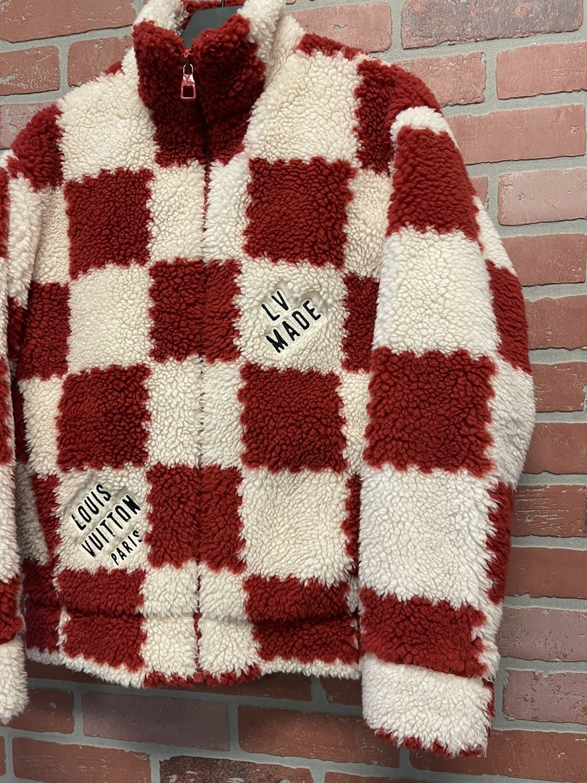 Louis Vuitton Size S - Louis Vuitton x Nigo Jacquard Damier Fleece Blouson Size US S / EU 44-46 / 1 - 3 Thumbnail