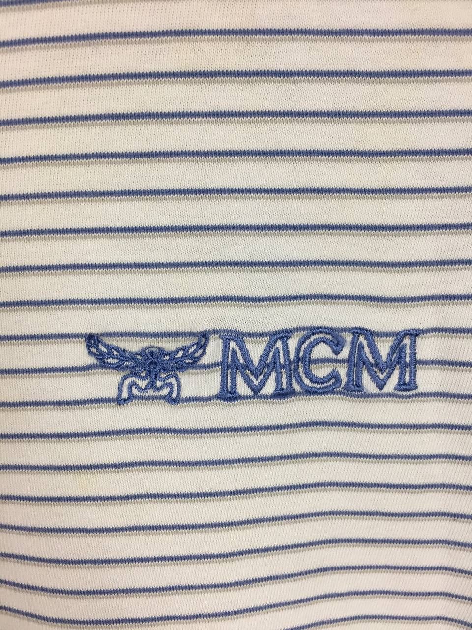 MCM Vtg MCM Modern Creation München Légère Striped Tee Size US XL / EU 56 / 4 - 4 Thumbnail