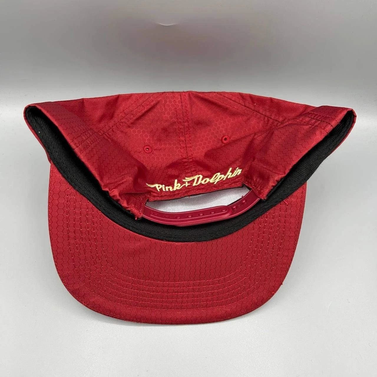 Pink Dolphin Pink Dolphin Ocean Academy Hat Men Red Embroidered Snap Back Size ONE SIZE - 7 Thumbnail