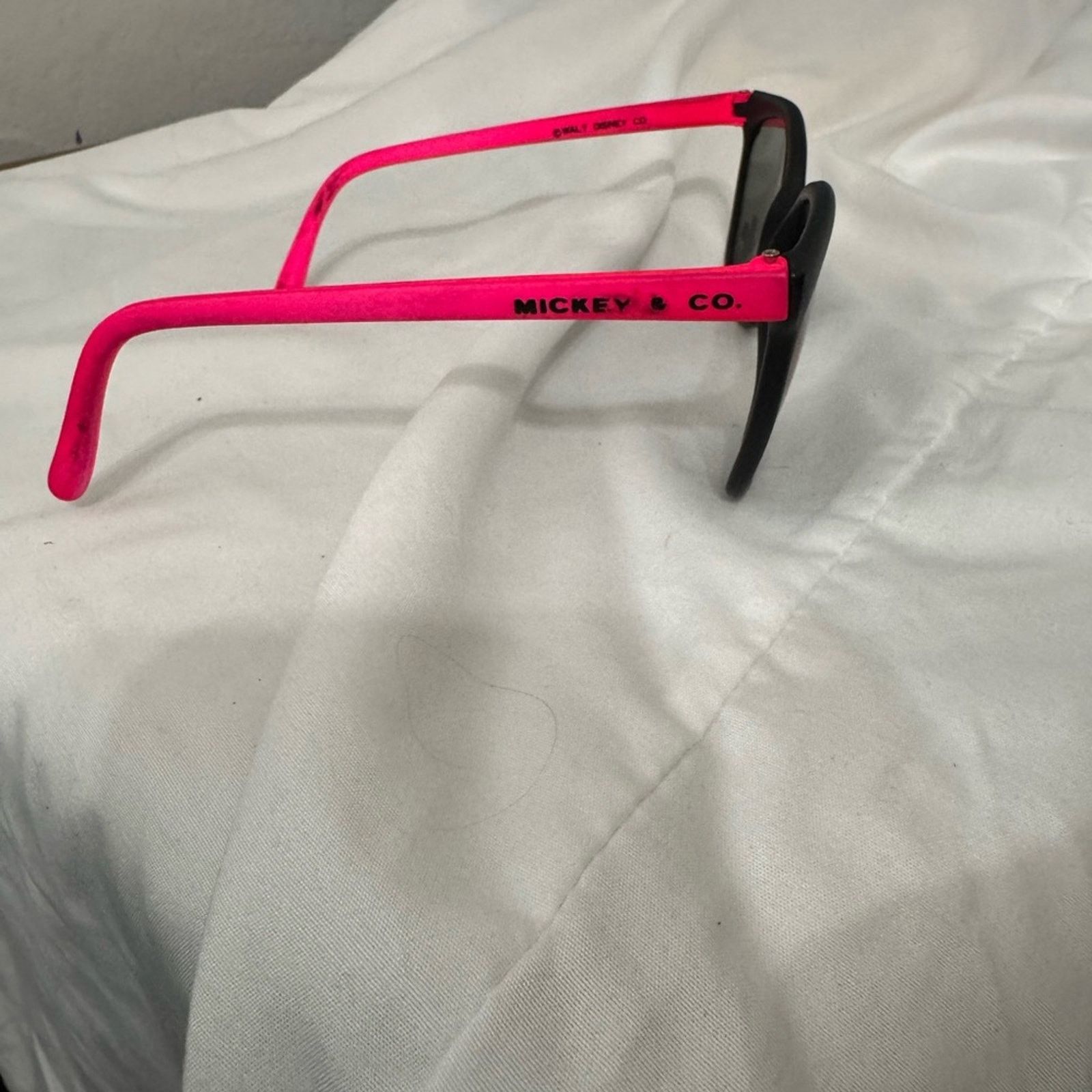 Disney VTG Mickey Mouse Sunglasses with Pink Accents Size ONE SIZE - 5 Thumbnail