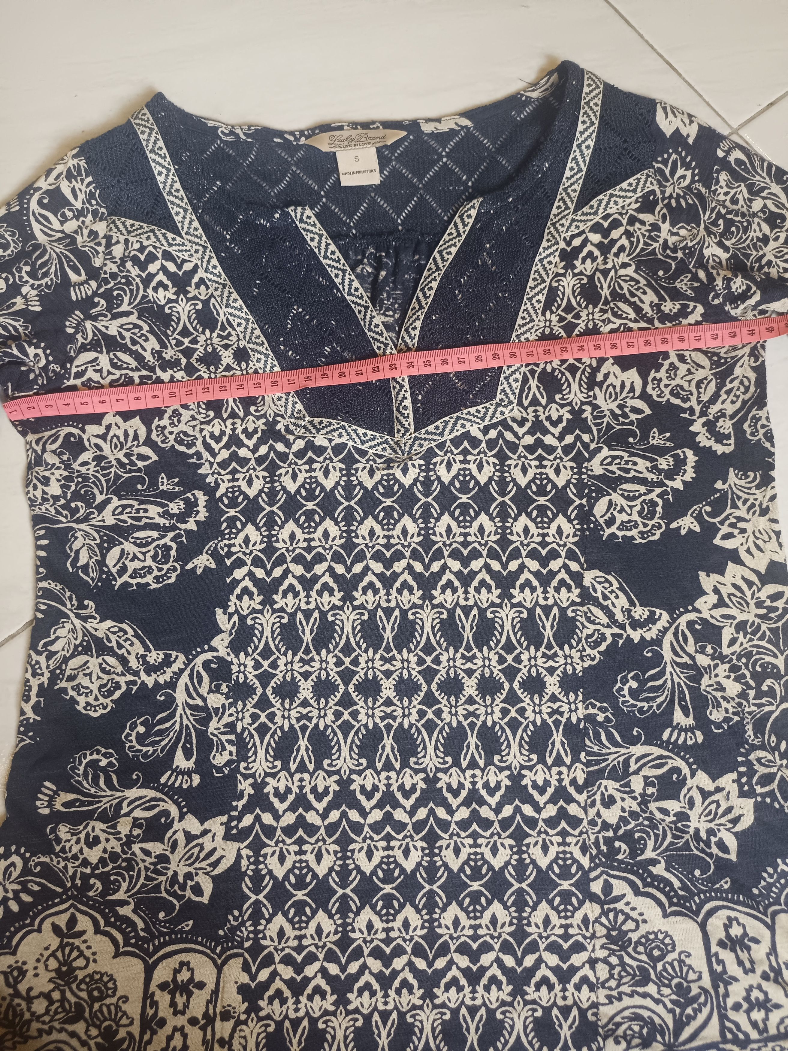Japanese Brand × Lucky Brand LUCKY BRAND LIVE IN LOVE Women's Blouse Shirt Top Bohemian Size S / US 4 / IT 40 - 5 Thumbnail