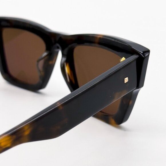 Valentino NEW VALENTINO XXII VLS-106B-53 HAVANA UNISEX SUNGLASSES Size ONE SIZE - 8 Thumbnail