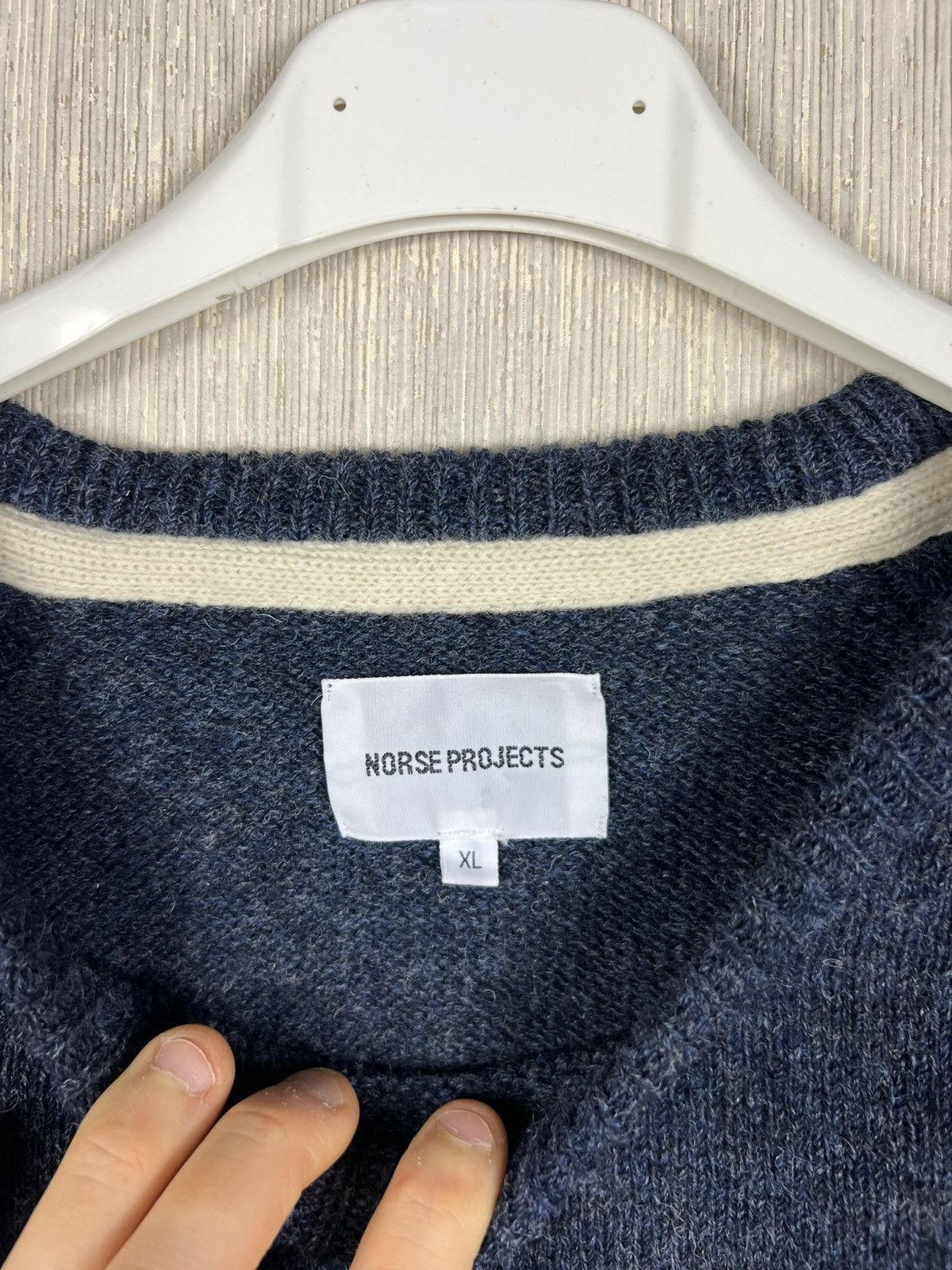 Norse Projects Norse Projects Birnir Shetland sweater casual knit heather Size US XL / EU 56 / 4 - 10 Thumbnail