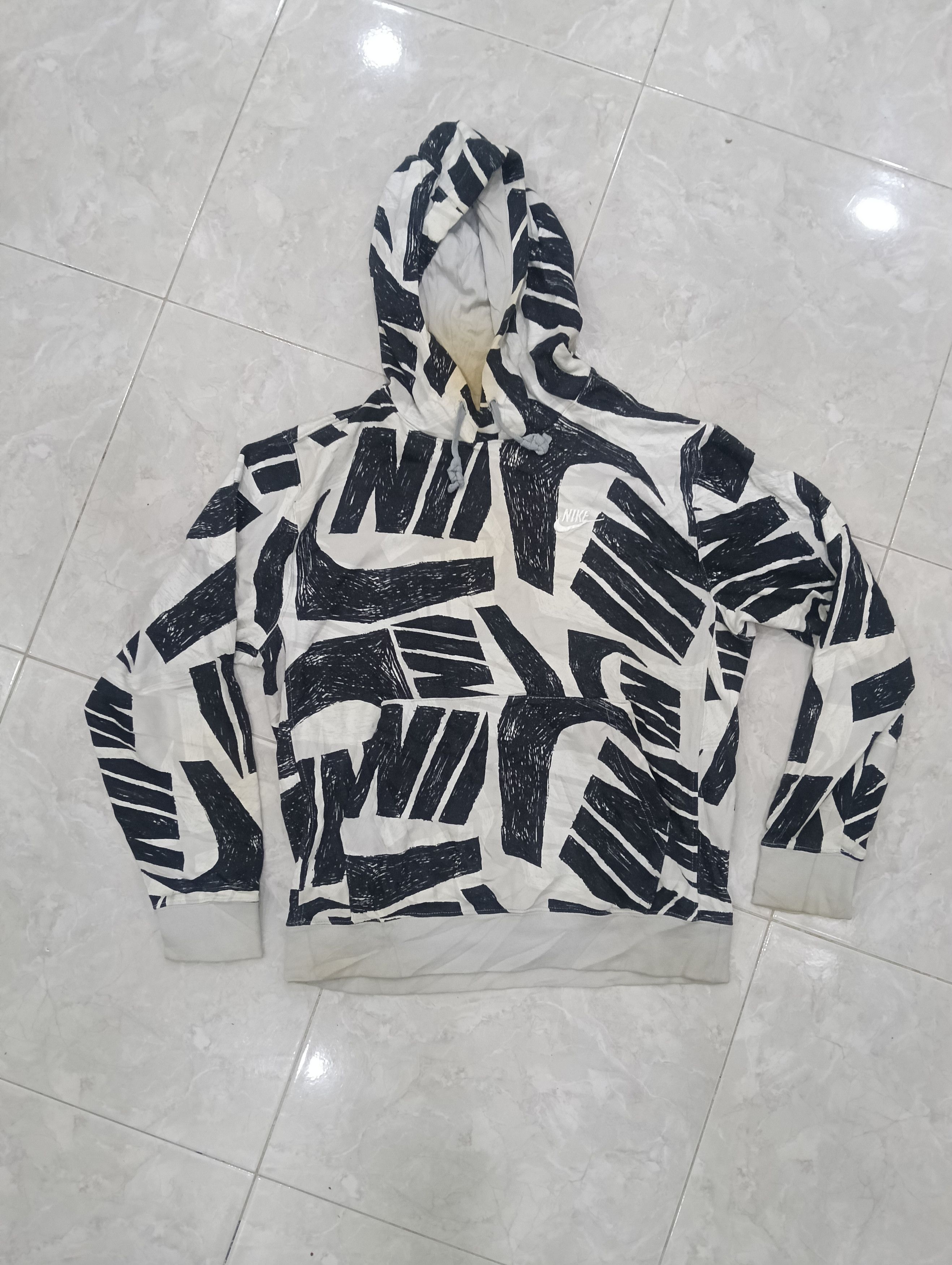 Nike Nike Hooded Fullprint Size US S / EU 44-46 / 1 - 1 Thumbnail