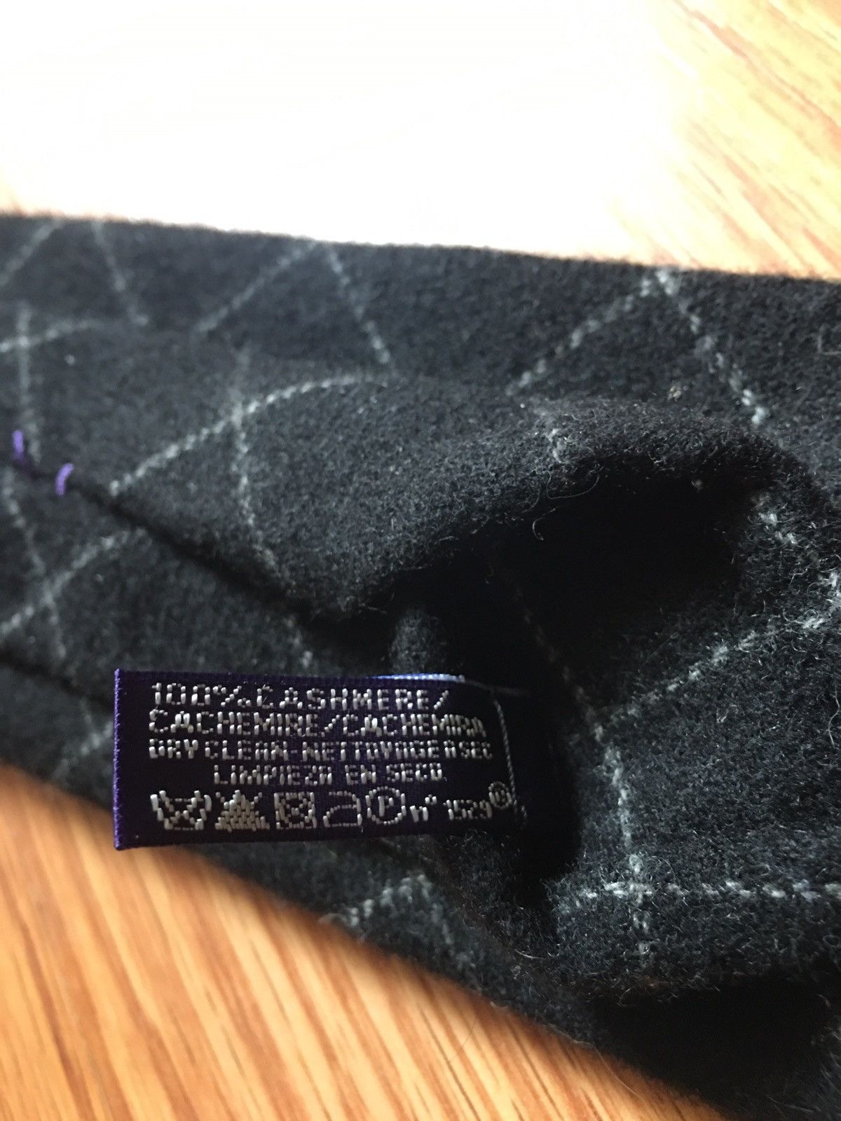 Ralph Lauren × Ralph Lauren Purple Label Ralph Lauren Purple Label Cashmere Grey Mens Tie Size ONE SIZE - 9 Thumbnail
