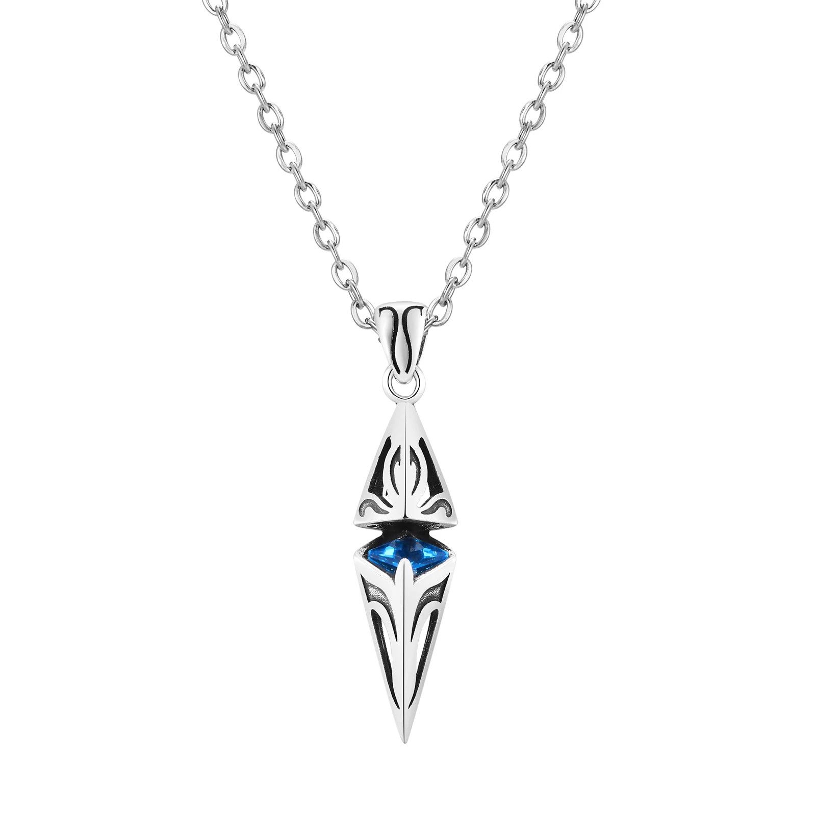 Designer × Jewelry Stylish Blue Stone Necklace Size ONE SIZE - 3 Thumbnail