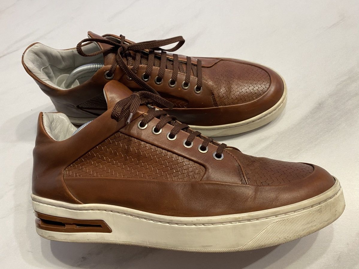 Porsche Design Porsche Design San Diego Brown leather sneakers italy 45 Size US 11.5 / EU 44-45 - 1 Thumbnail