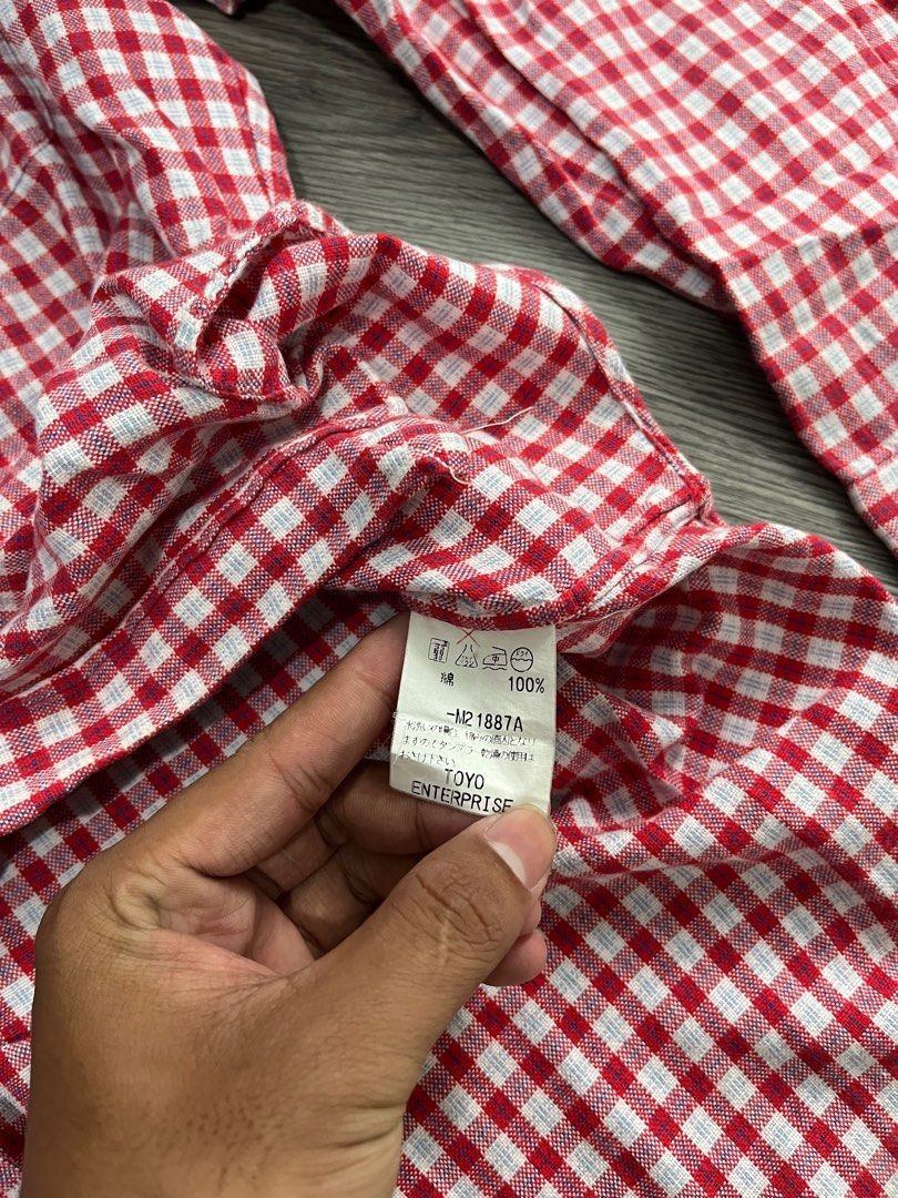 Sugar Cane Vintage Sugar Cane Japan Plaid Shirt Size US M / EU 48-50 / 2 - 3 Thumbnail