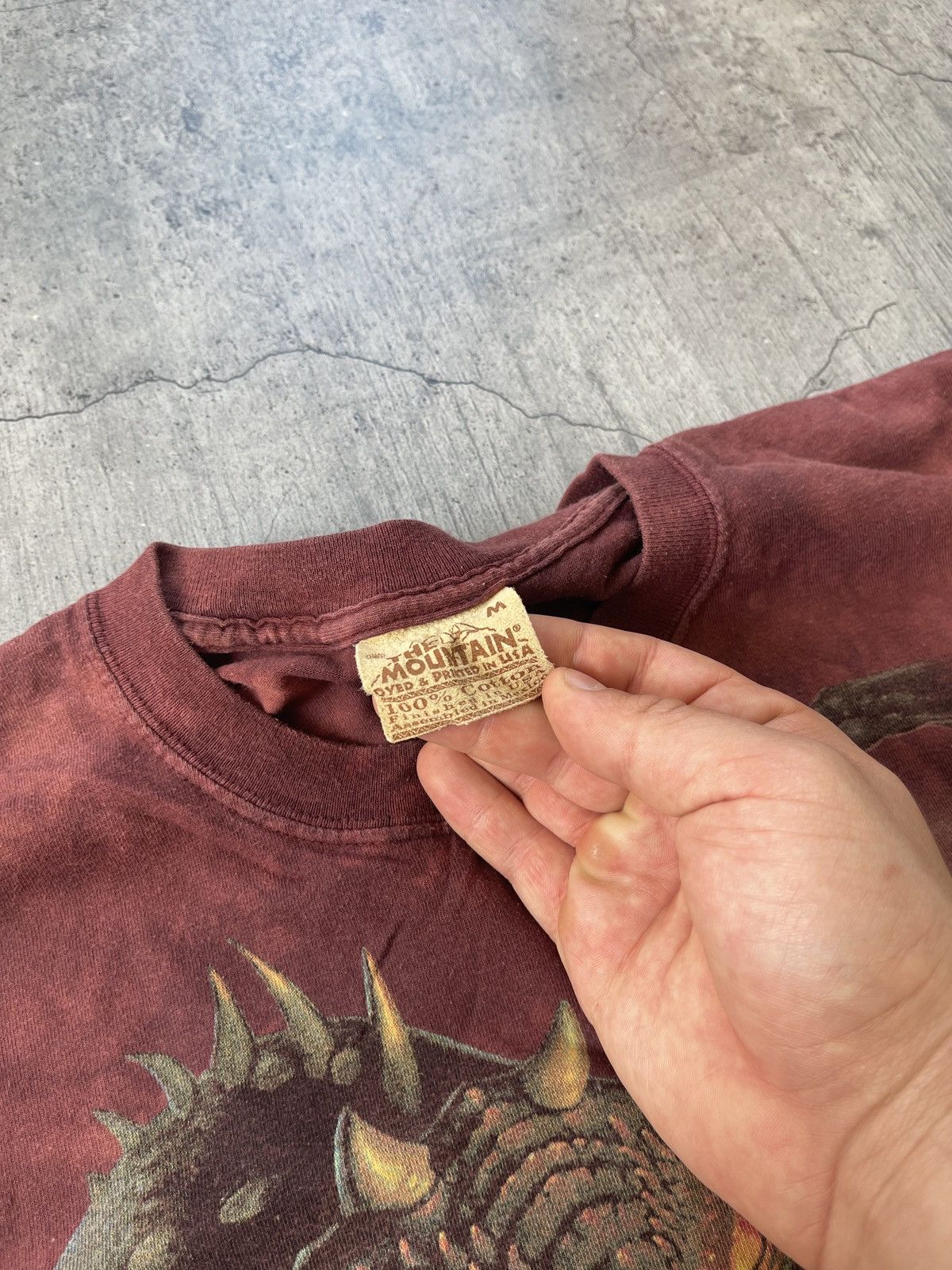 The Mountain × Vintage VINTAGE Y2K THE MOUNTAIN RARE DRAGON AOP T SHIRT Size US M / EU 48-50 / 2 - 7 Thumbnail