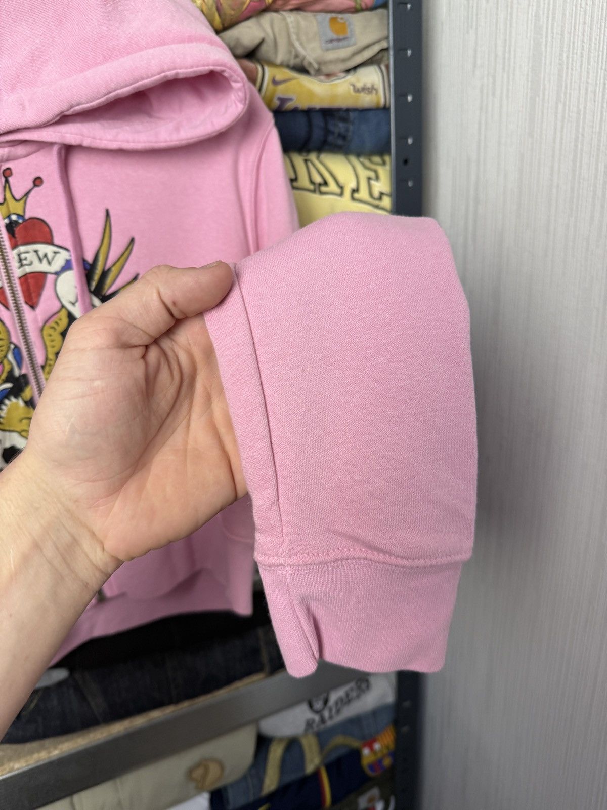Ed Hardy Vintage Ed Hardy Crazy Zip Hoodie Y2K Size L / US 10 / IT 46 - 9 Thumbnail