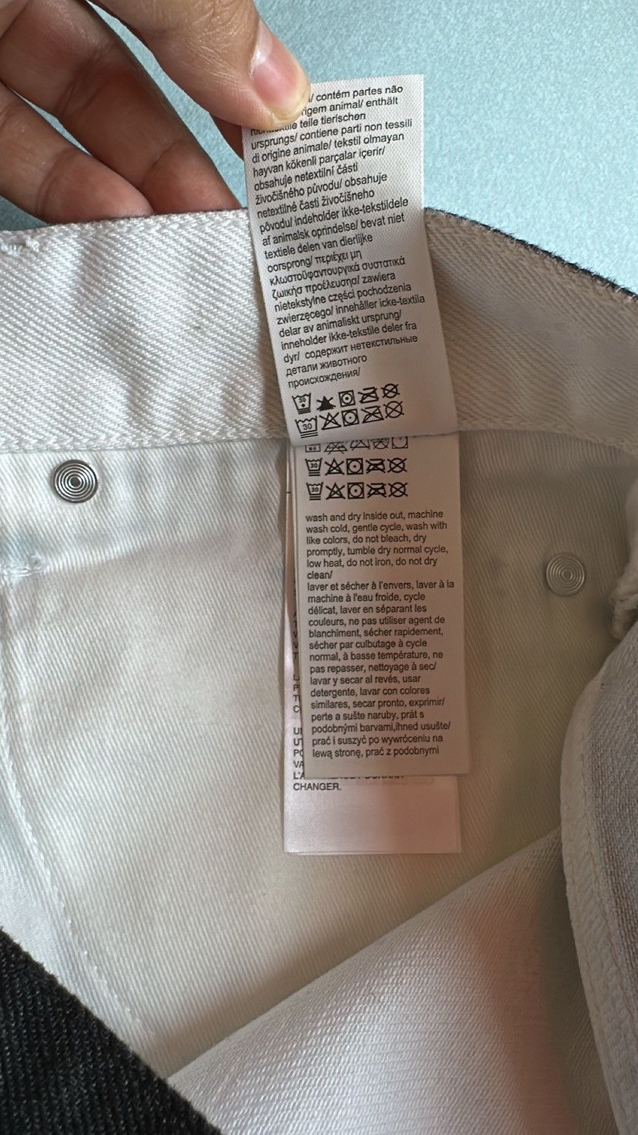 Calvin Klein 205W39NYC Moon Landing Jeans Size US 30 / EU 46 - 12 Thumbnail