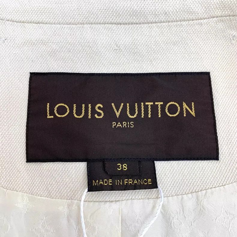 Louis Vuitton Louis Vuitton Beige Cotton Double Breasted Lapel Long Slee Size XS / US 0-2 / IT 36-38 - 5 Thumbnail