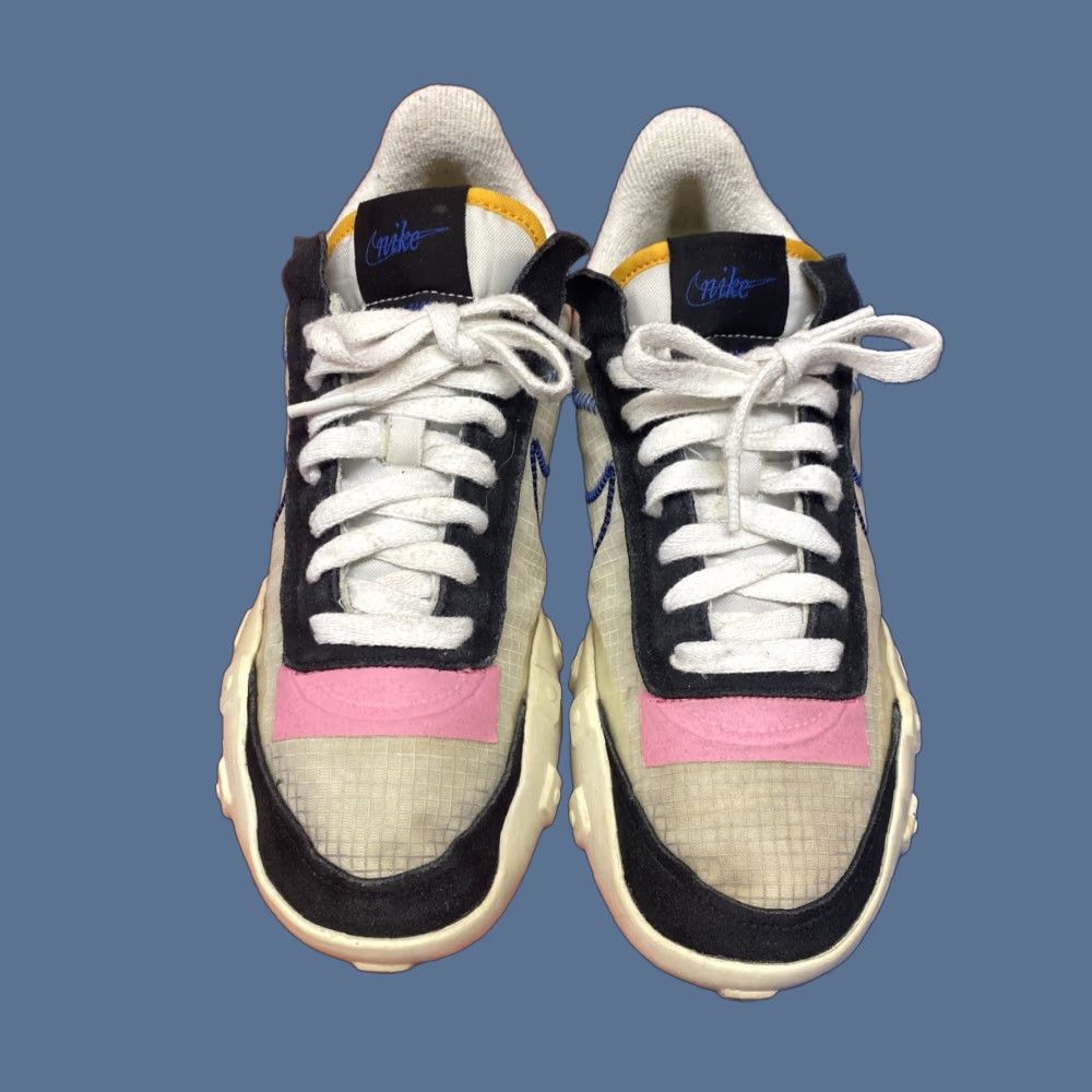 Nike Nike Waffle Racer 2X Shoes Womens Size 9 Sneakers Cream Pink DH1073-100 Low Top Size M / US 6-8 / IT 42-44 - 1 Thumbnail