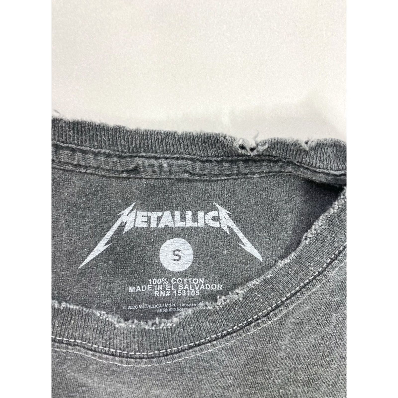 Vintage VINTAGE Metallica And Justice For All Graphic T-shirt Men Small Gray Distressed Music Size US S / EU 44-46 / 1 - 6 Thumbnail