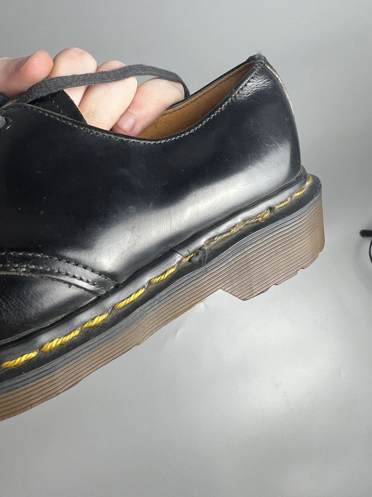 Dr. Martens × Vintage Dr. Martens England 1461 Leather Oxford Shoes Boots (Y0486) Size US 6.5 / IT 36.5 - 17 Thumbnail